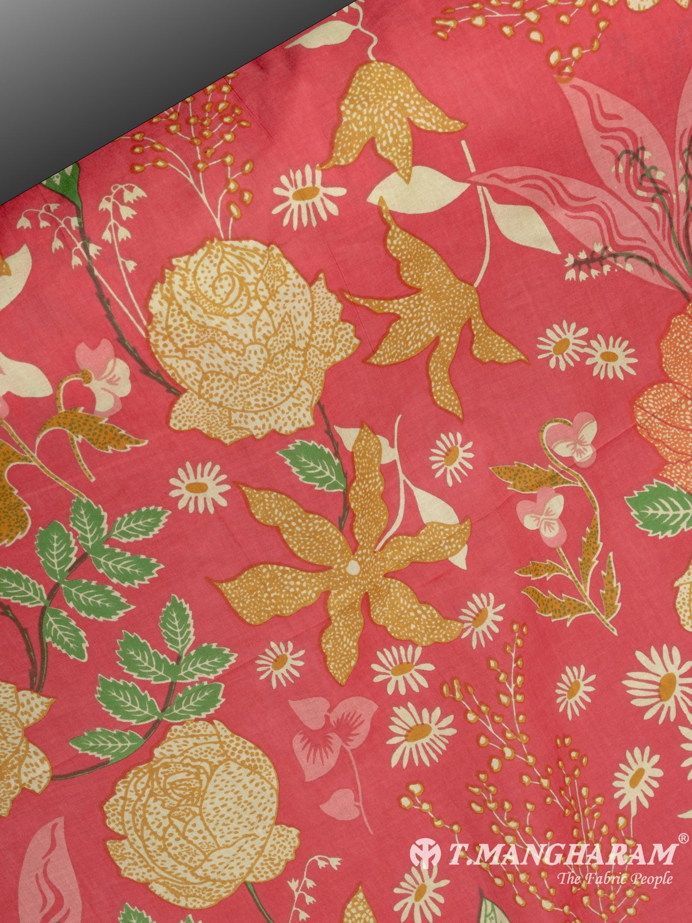 Red Cotton Fabric - EB5584 view-2