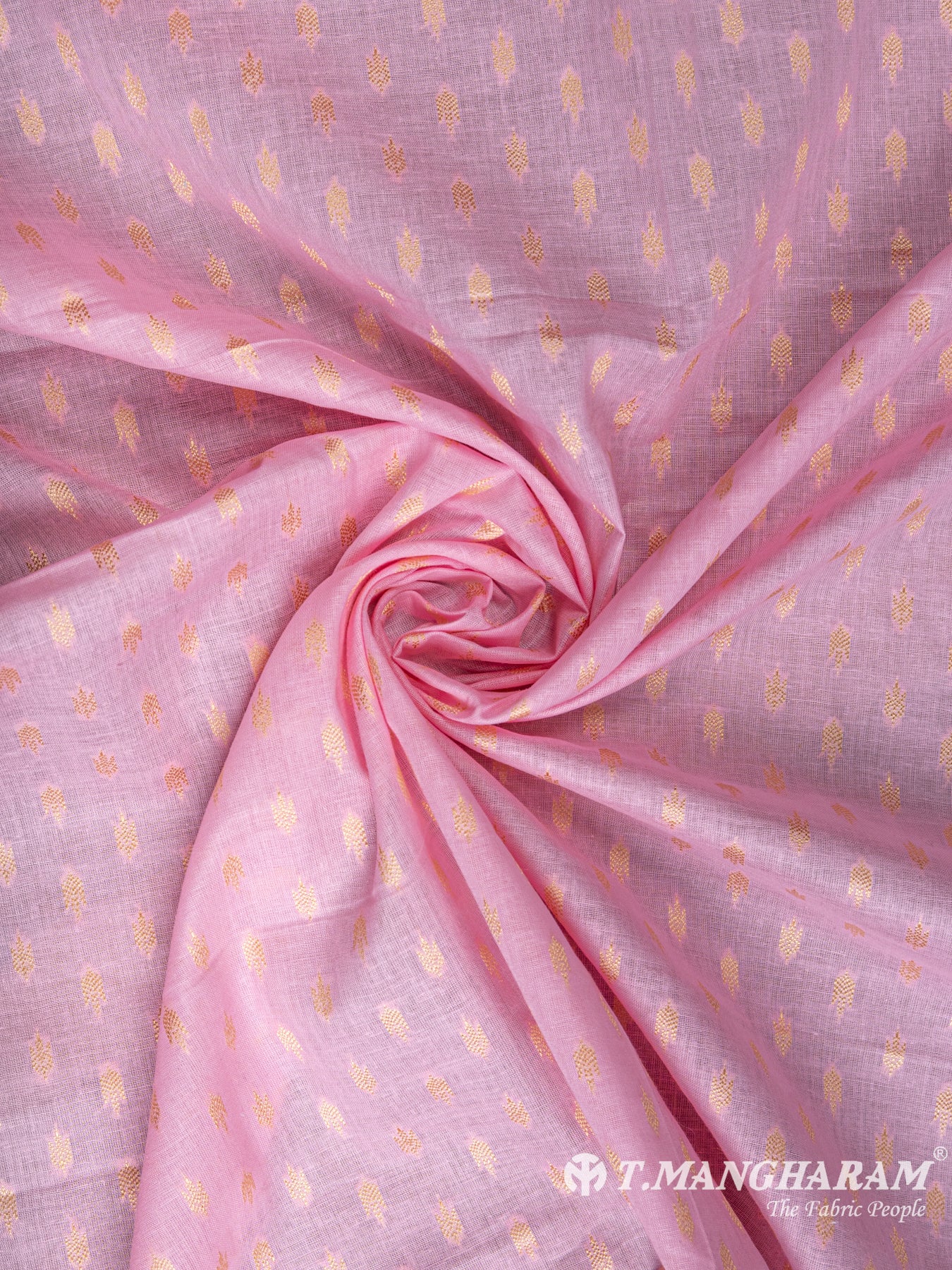 Pink Cambric Cotton Fabric - EB4643 view-1