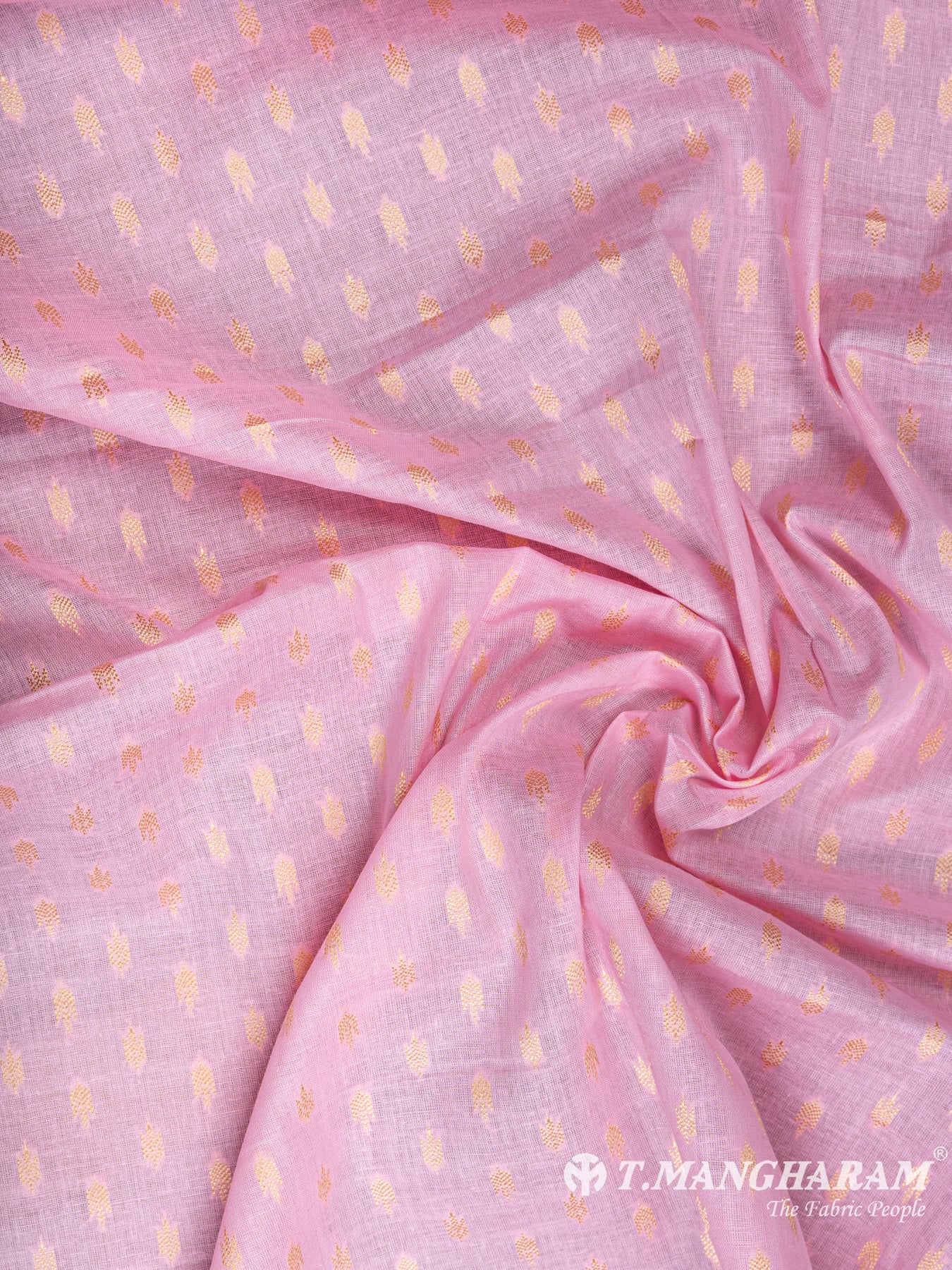 Pink Cambric Cotton Fabric - EB4643 view-4