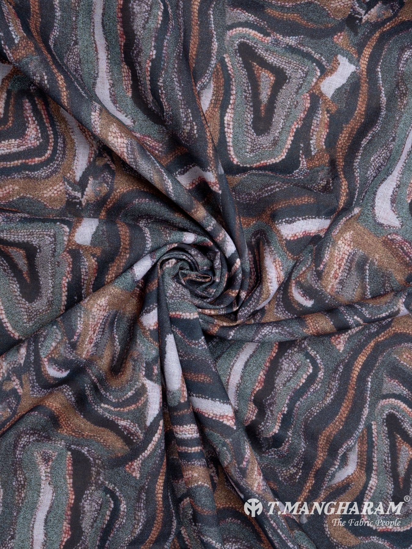 Multicolor Linen Cotton Fabric - EC7852 view-1