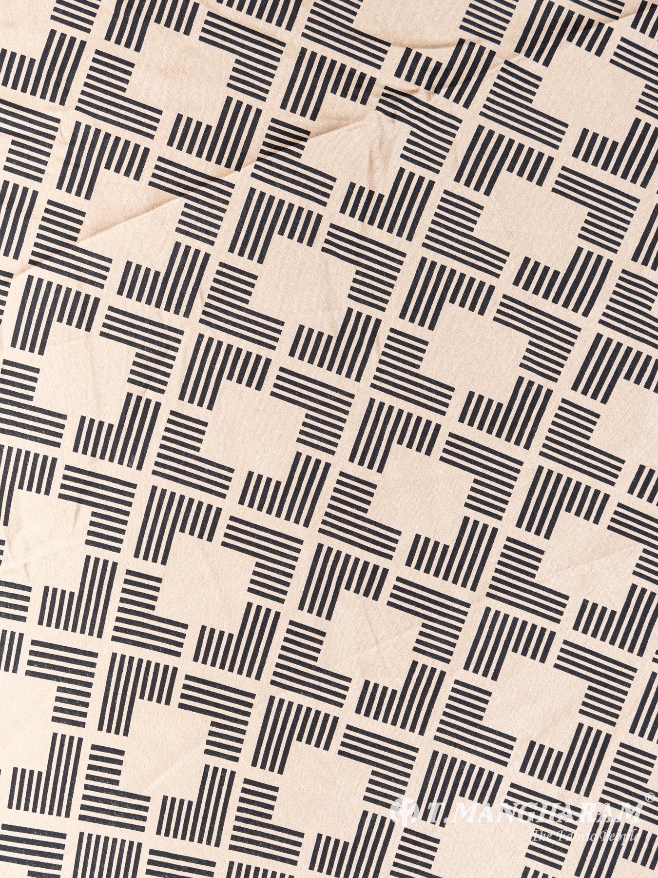 Cream White Silk Fabric - EB4682 view-3