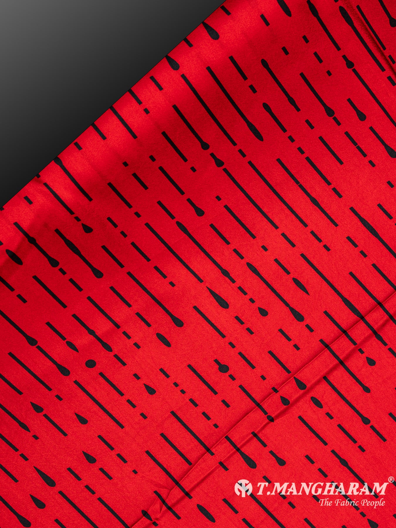 Red Silk Fabric - EB4686 view-2