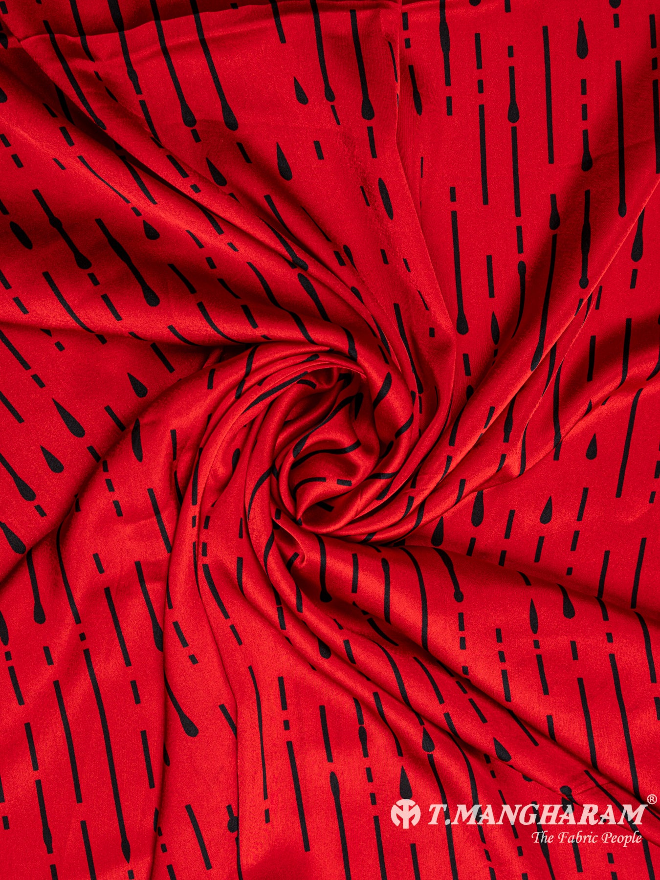 Red Silk Fabric - EB4686 view-1
