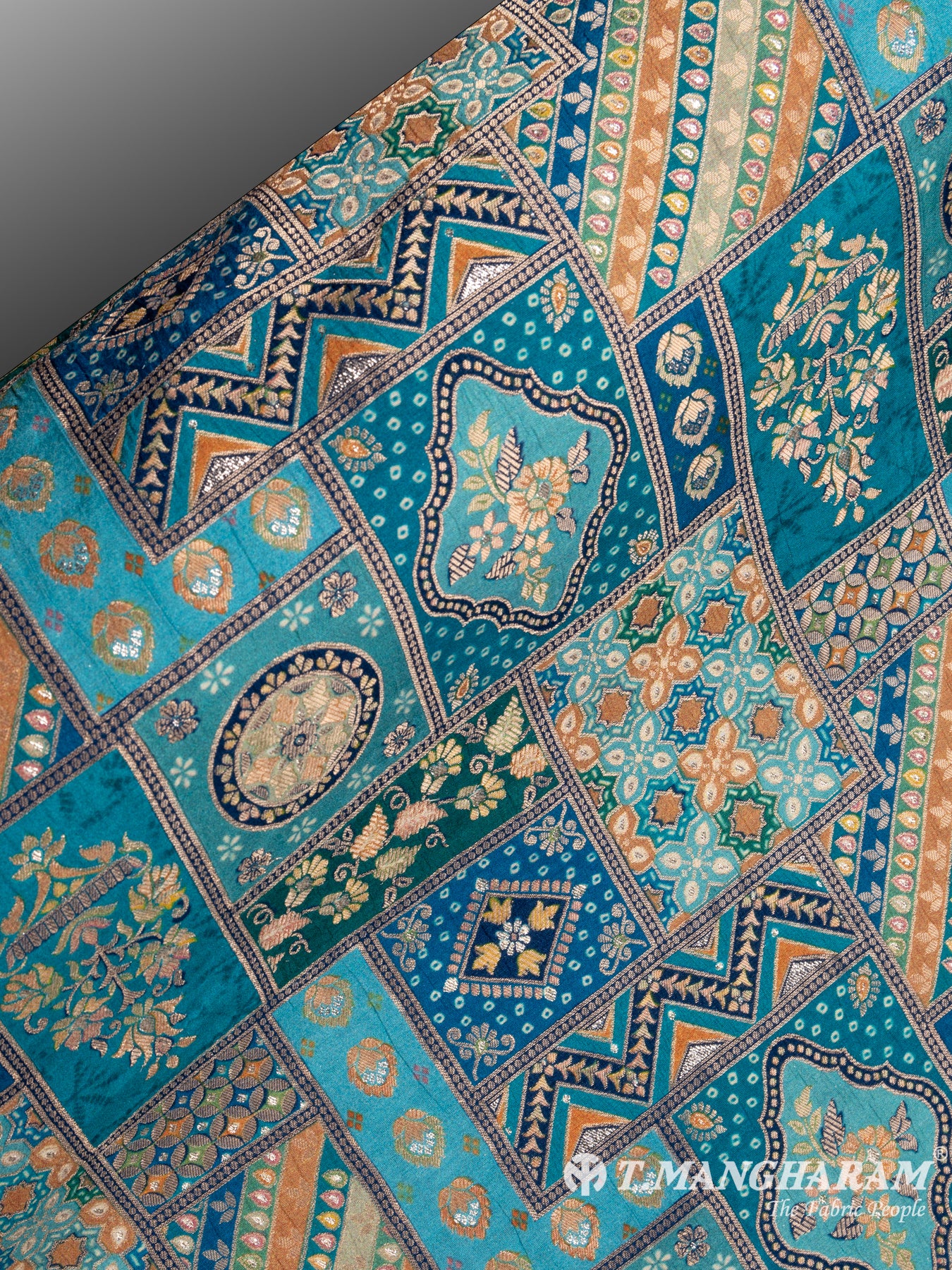 Multicolor Jacquard Embroidery Fabric - EC7747 view-2