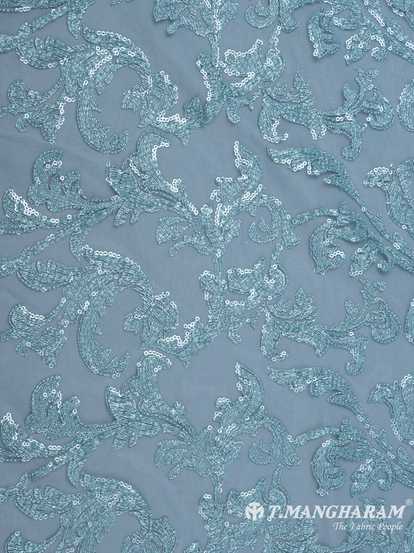Blue Fancy Net Fabric - EB5520 view-3