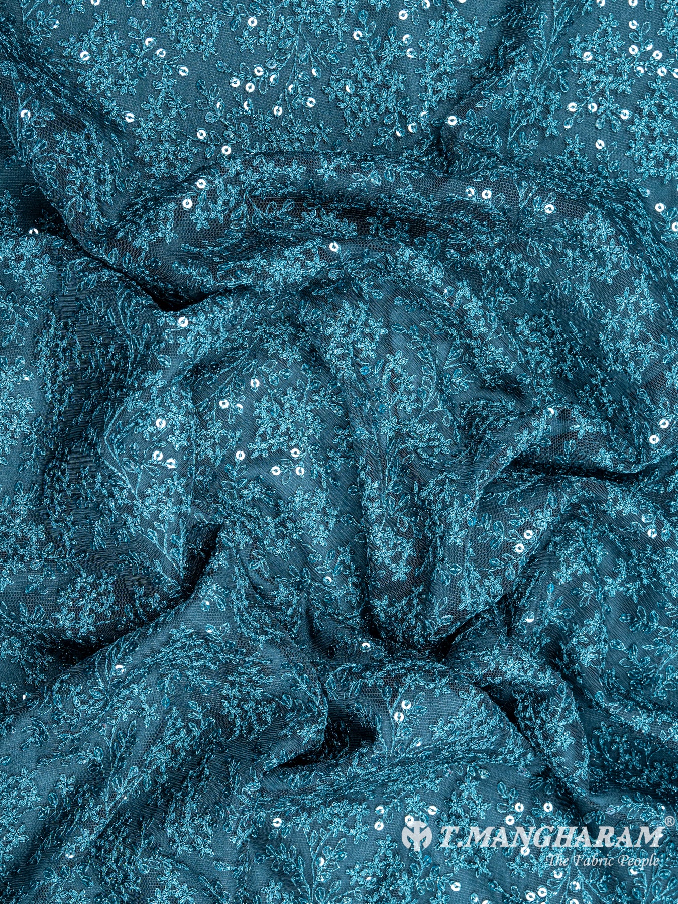 Green Fancy Net Fabric - EC6041 view-4