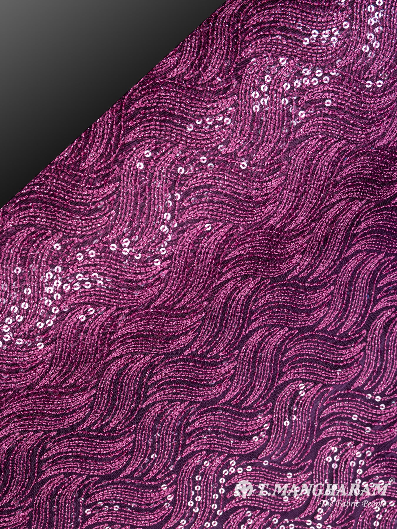 Purple Fancy Net Fabric - EB4659 view-2