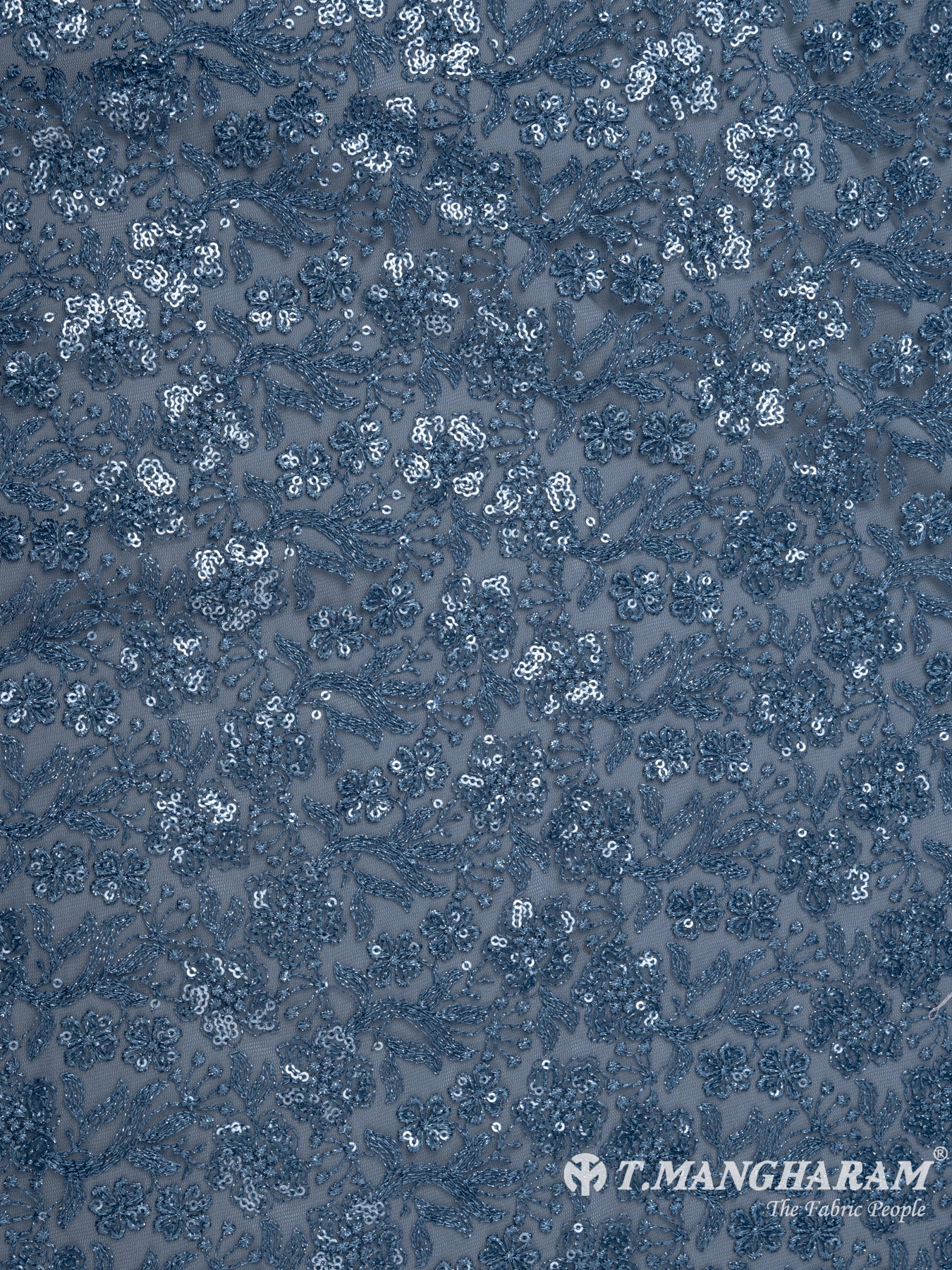 Blue Fancy Net Fabric - EB5540 view-3