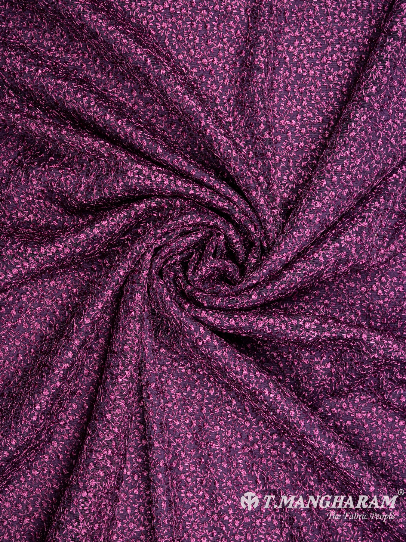 Purple Fancy Net Fabric - EC6012 view-1