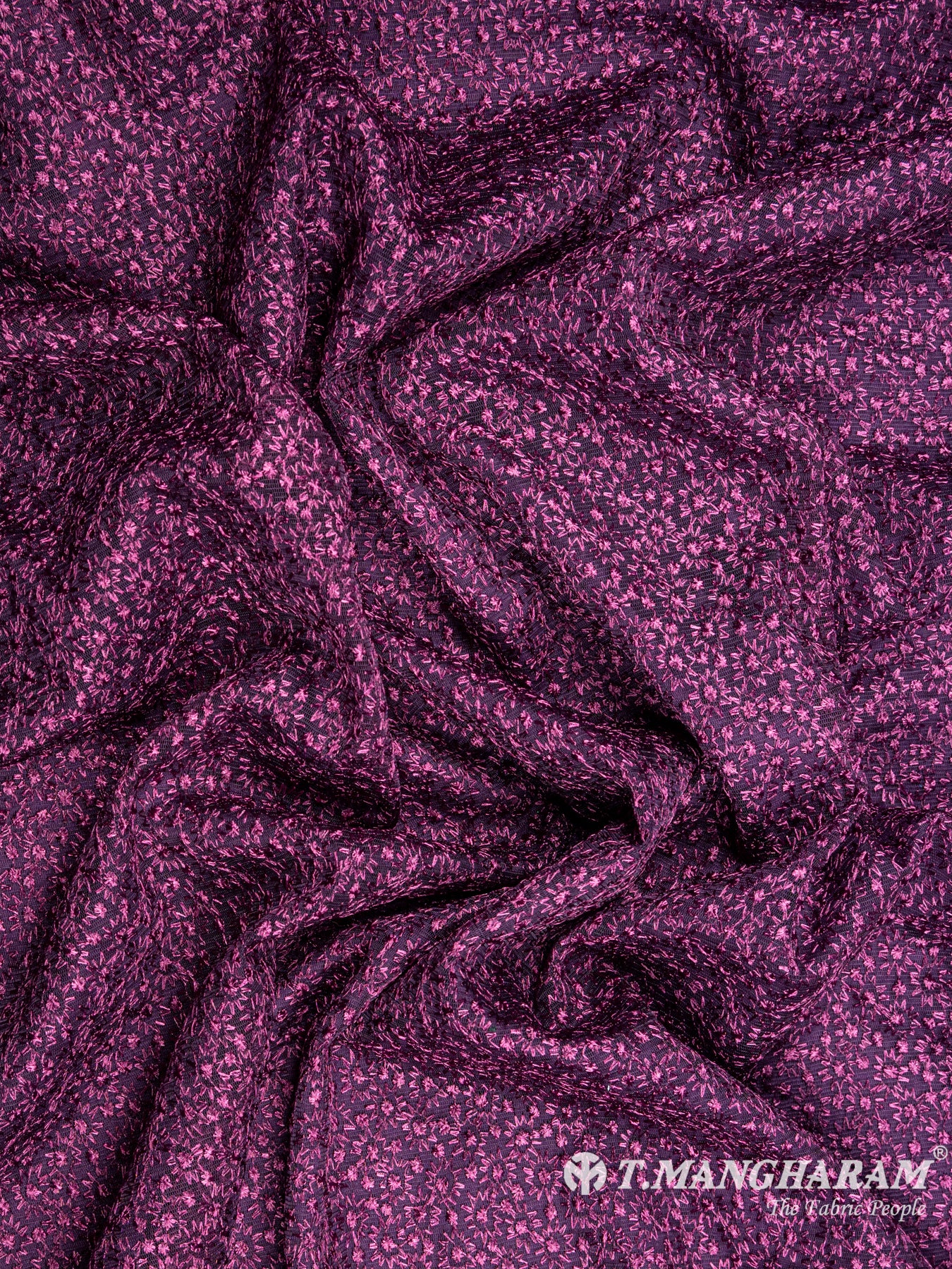 Purple Fancy Net Fabric - EC6012 view-4