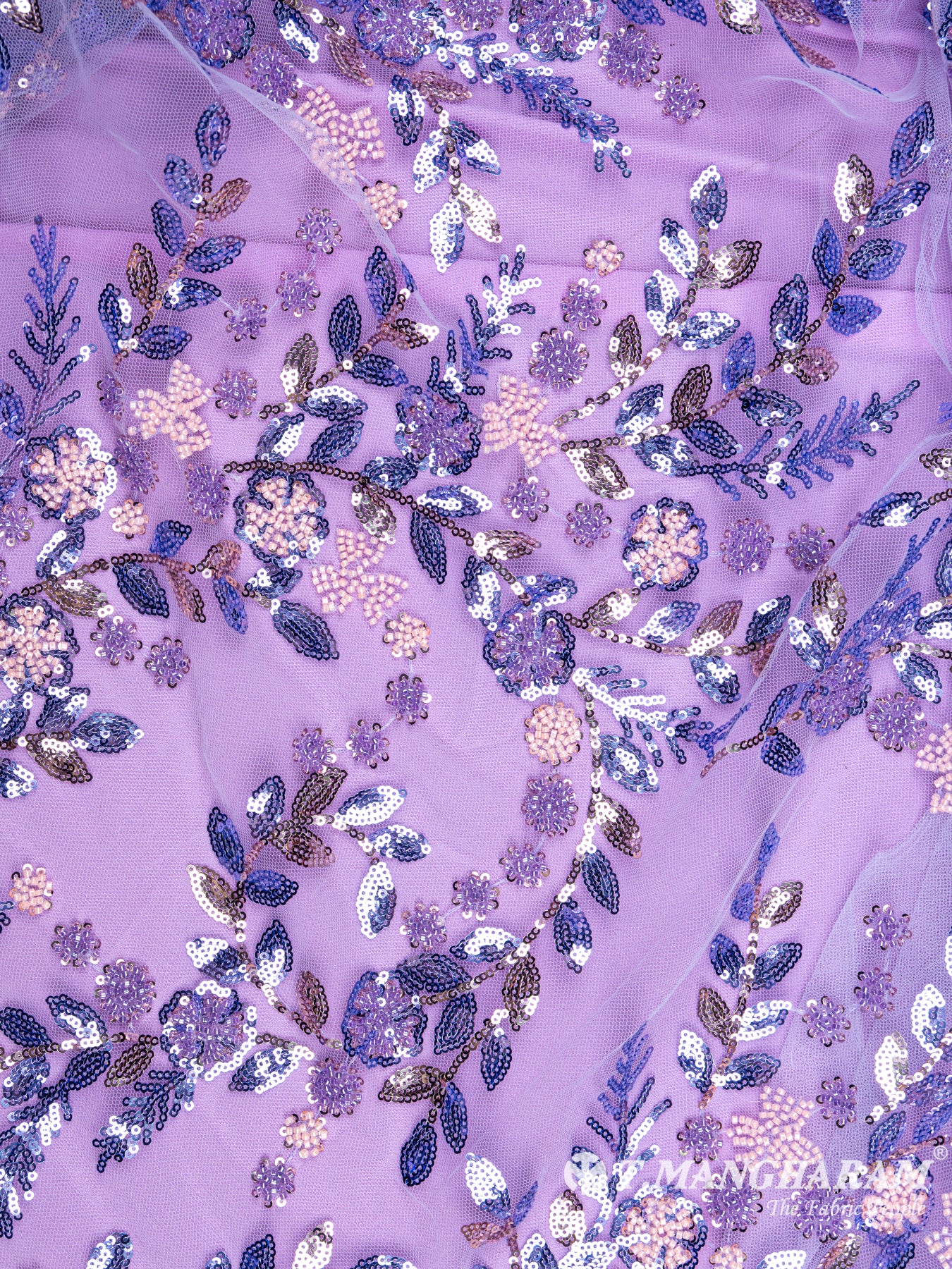 Violet Fancy Net Fabric - EA2044 view-3