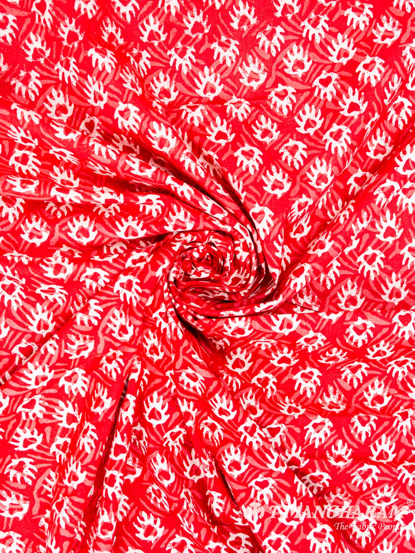 Red Cotton Fabric - EC6059 view-1