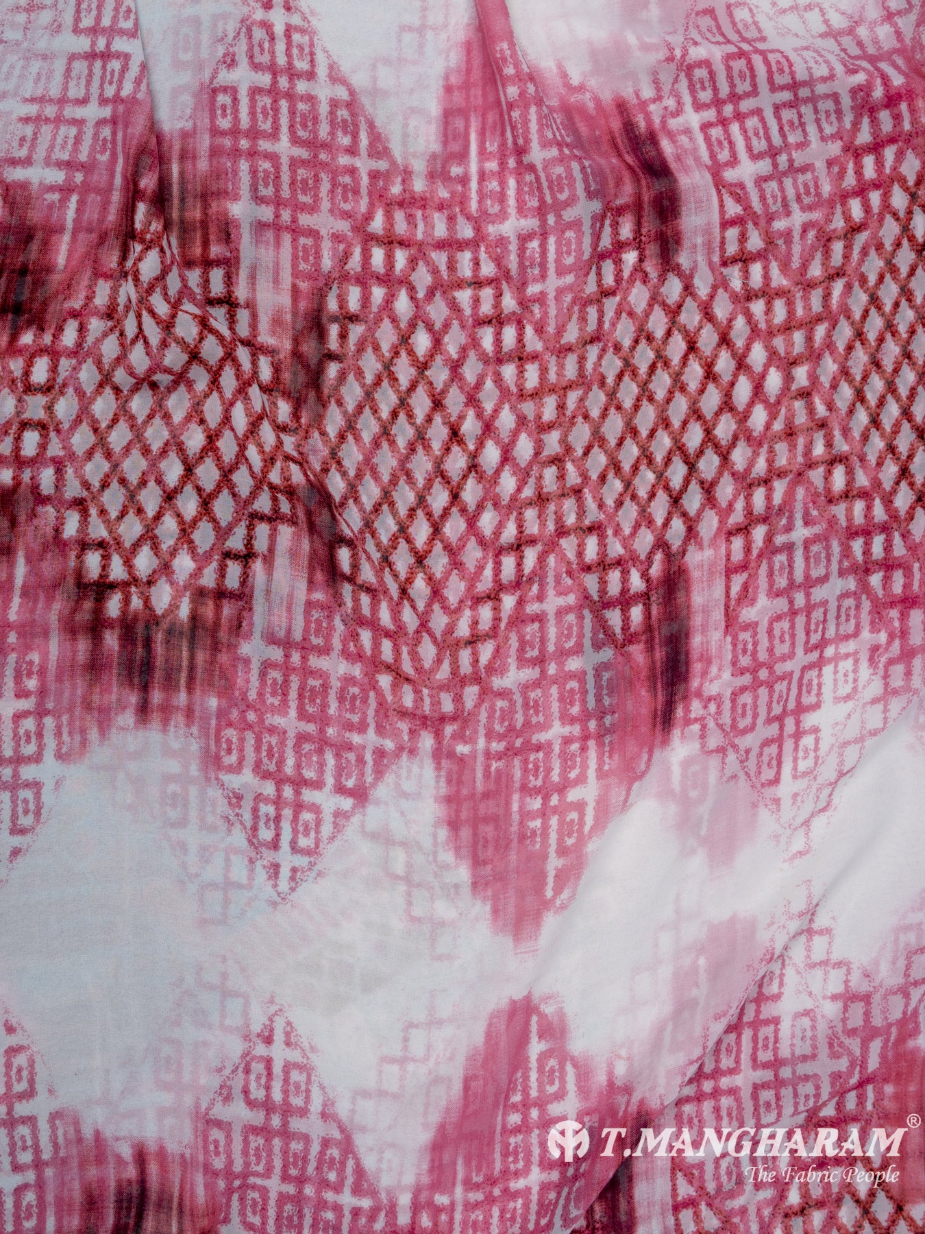 White Crepe Chudidhar Fabric Set - EG1679 view-3