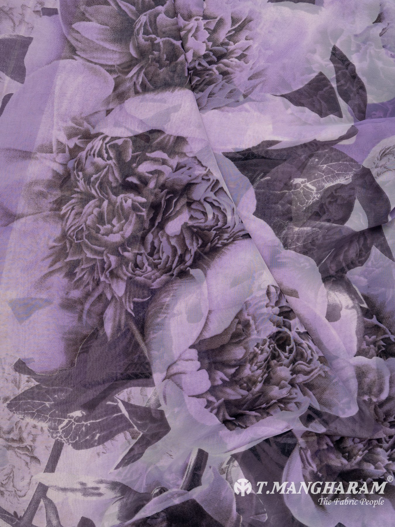 Violet Crepe Chudidhar Fabric Set - EG1645 view-3