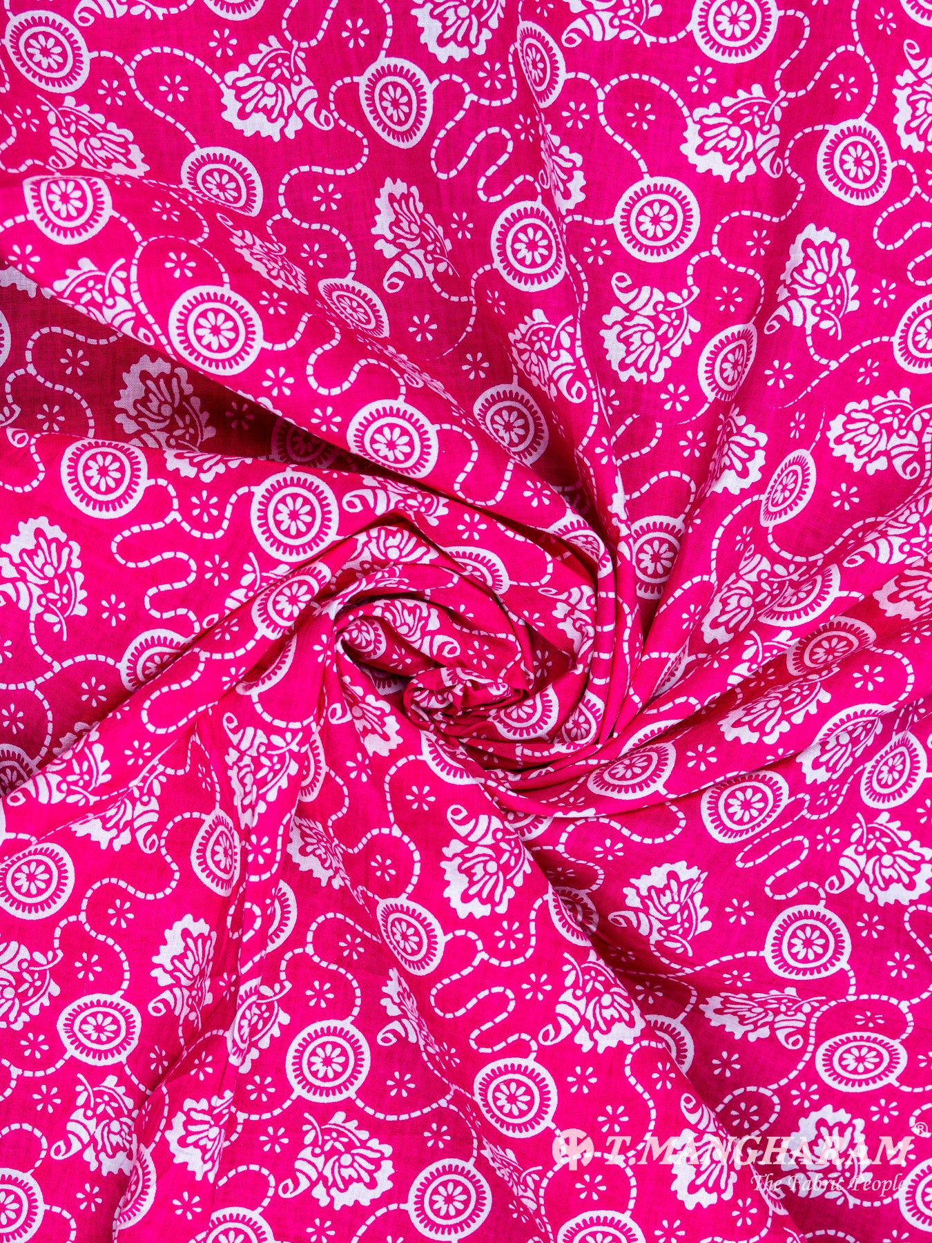 Pink Cotton Fabric - EC6058 view-1
