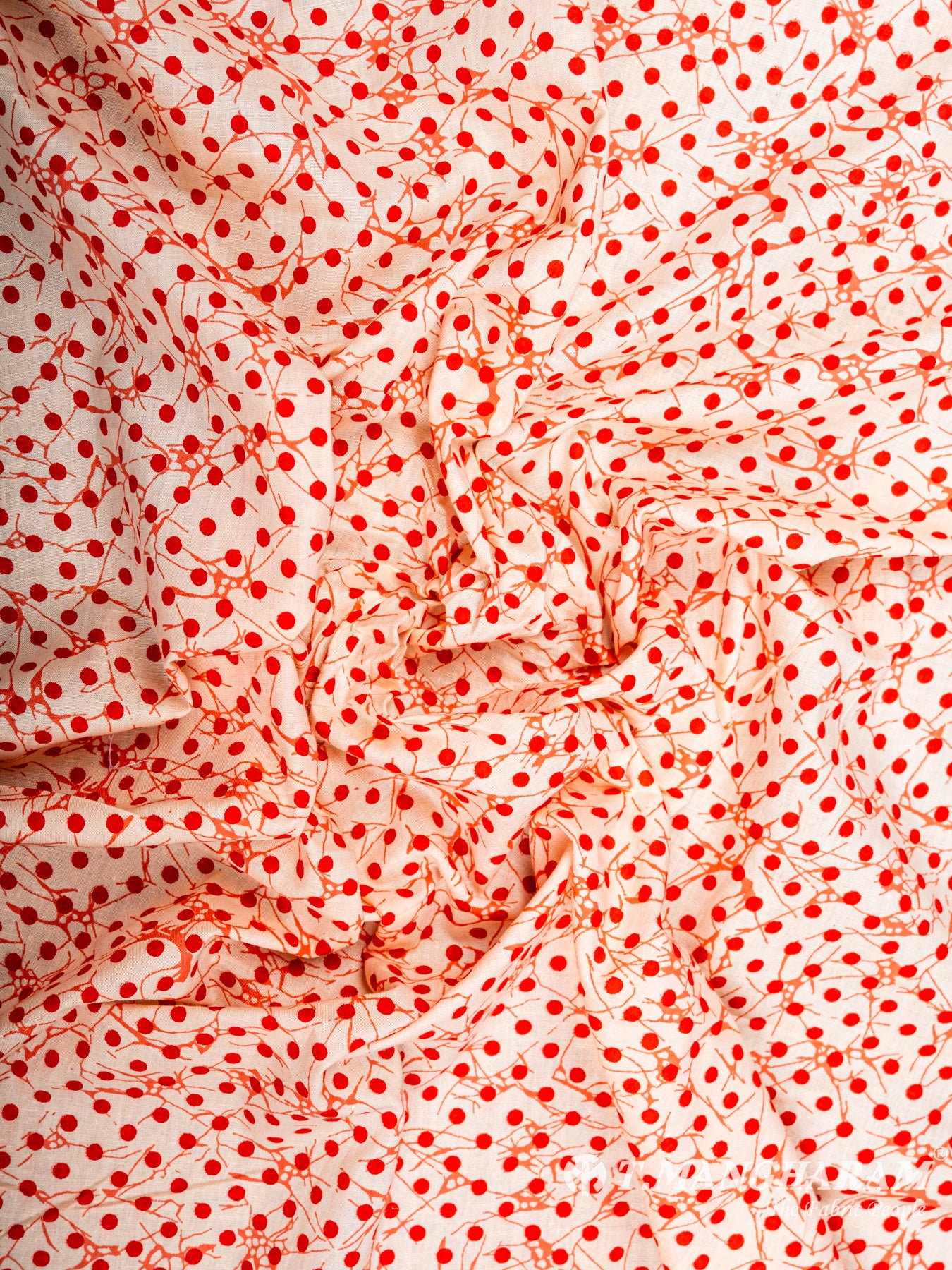 Cream Cotton Fabric - EC6076 view-4