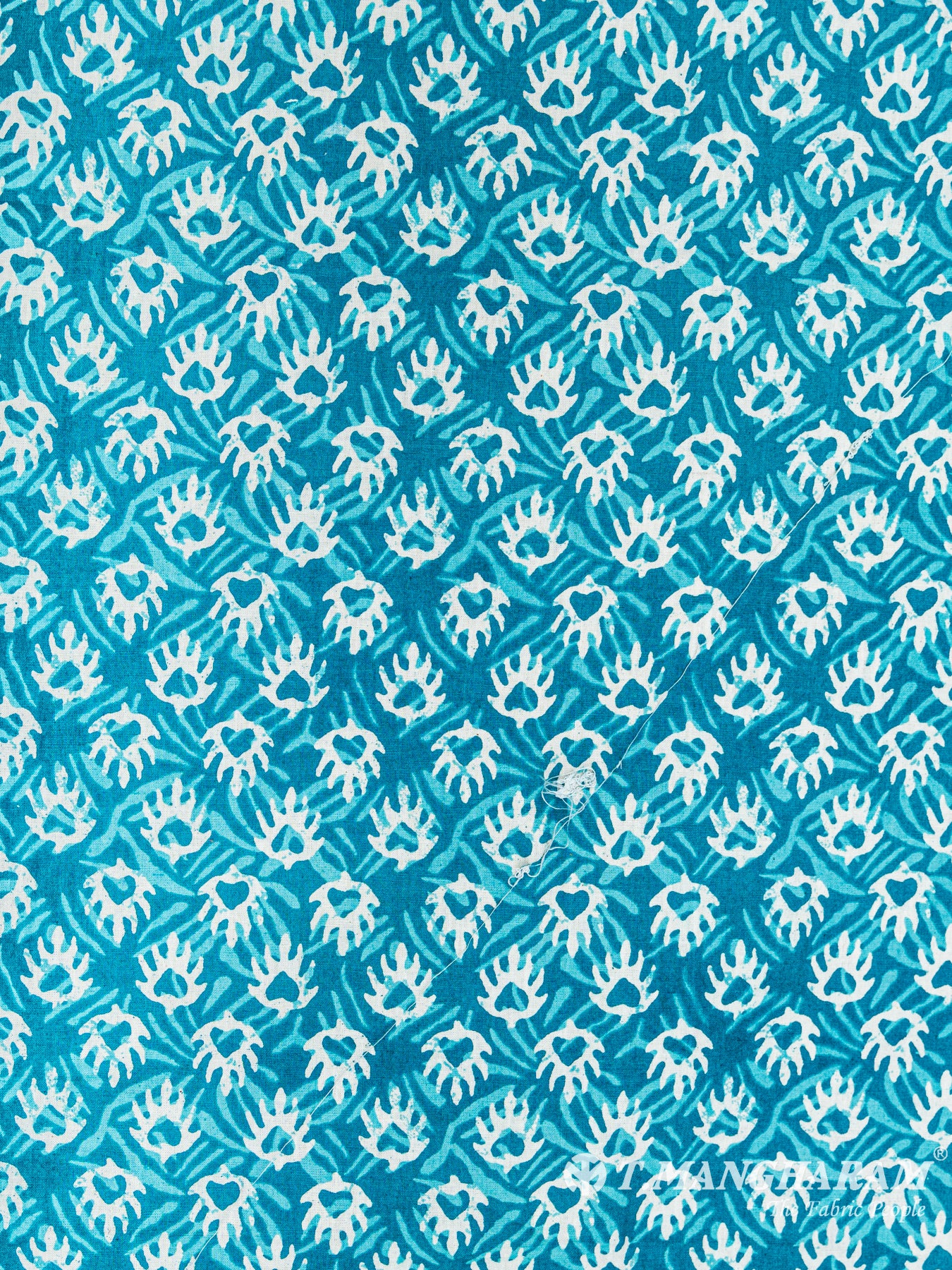 Sea Blue Cotton Fabric - EC6072 view-3