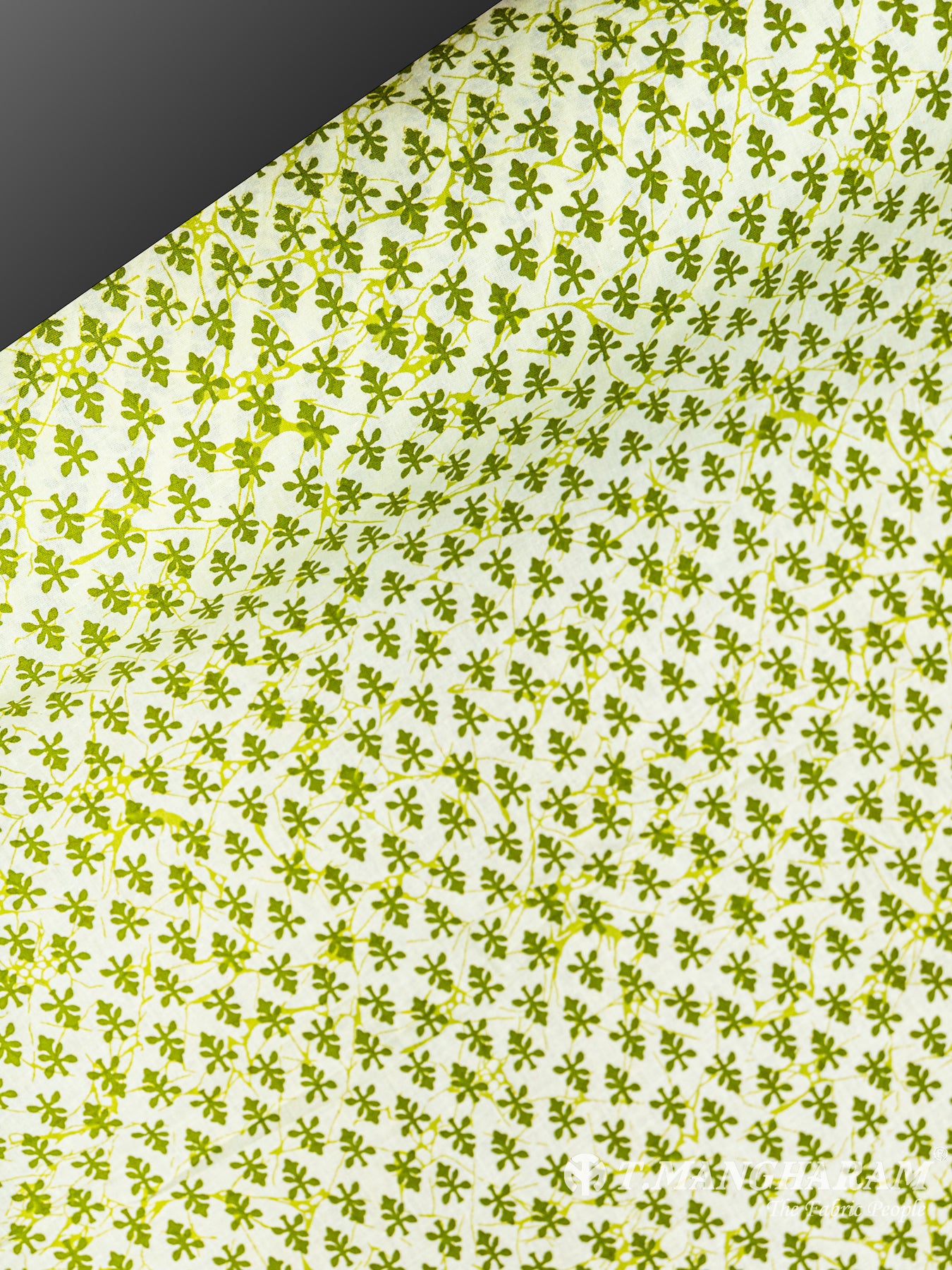 Green Cotton Fabric - EC6080 view-2