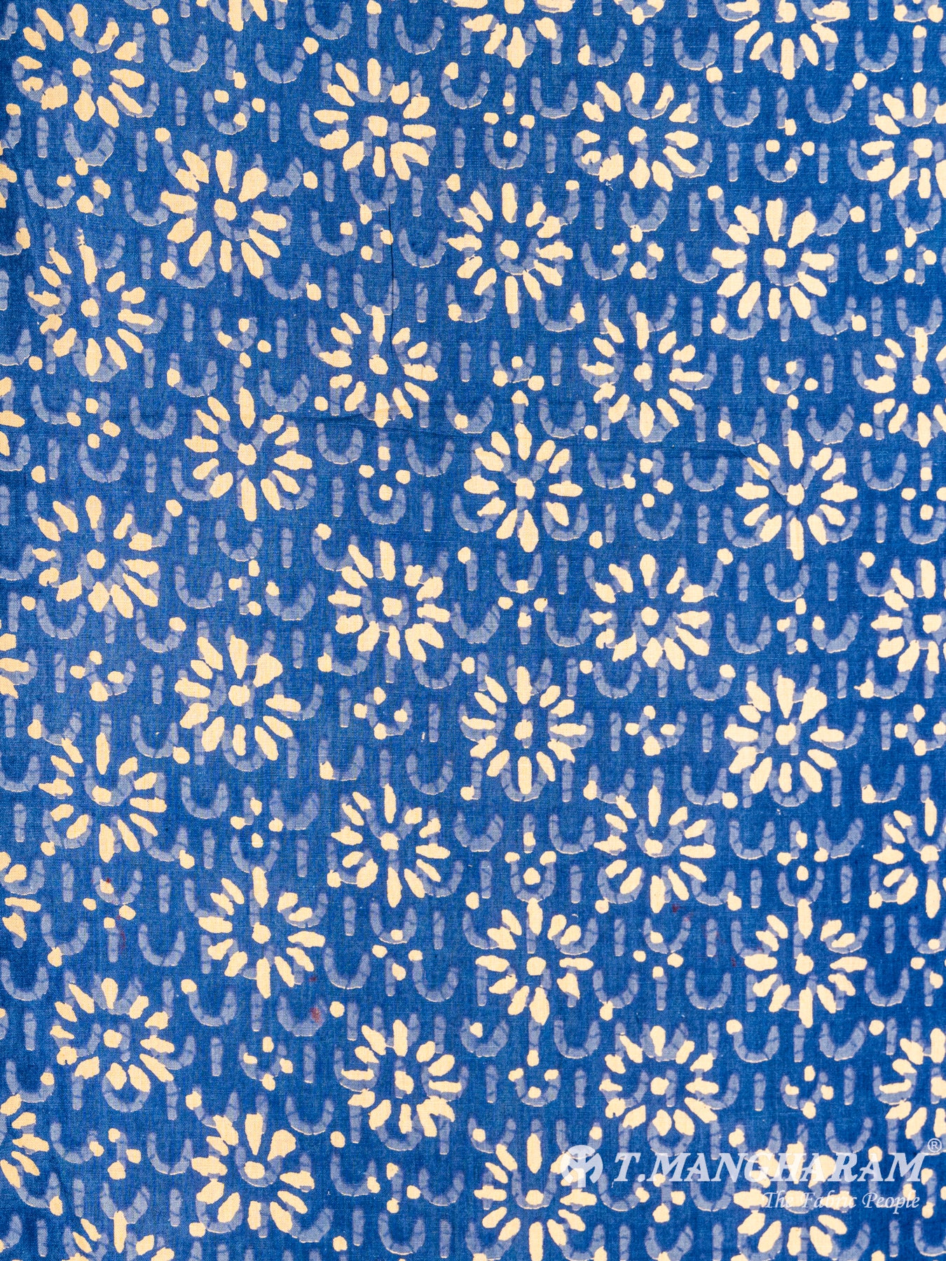 Blue Cotton Fabric - EC6060 view-3