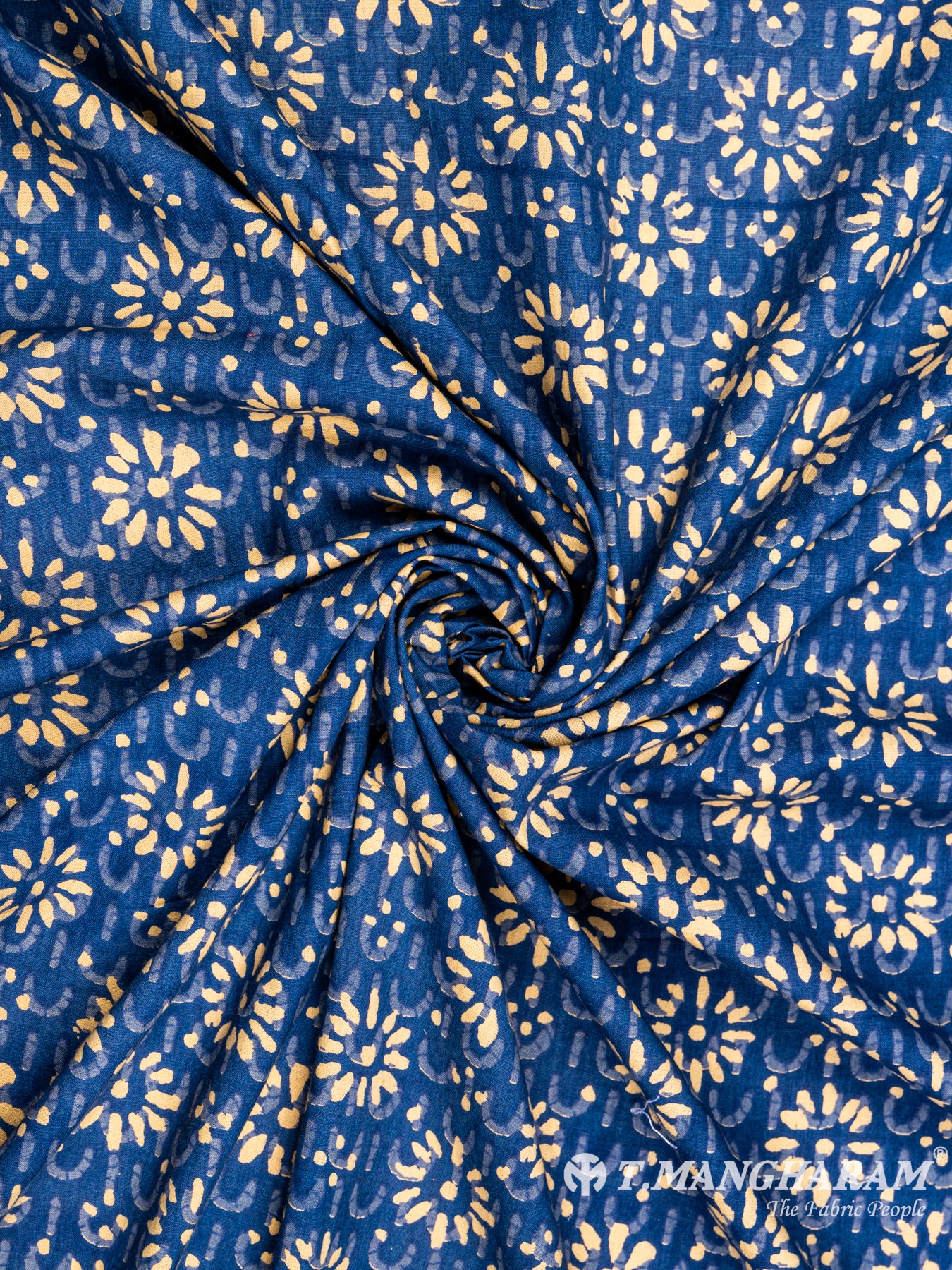 Blue Cotton Fabric - EC6060 view-1