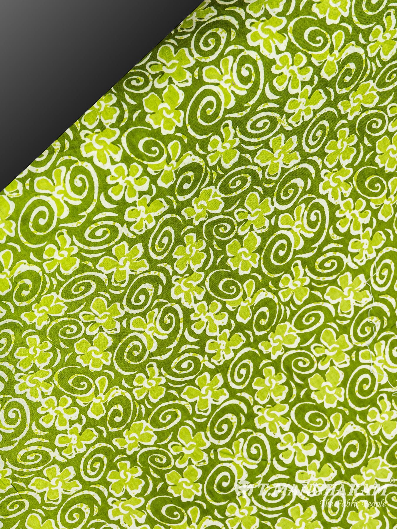 Green Cotton Fabric - EC6088 view-2