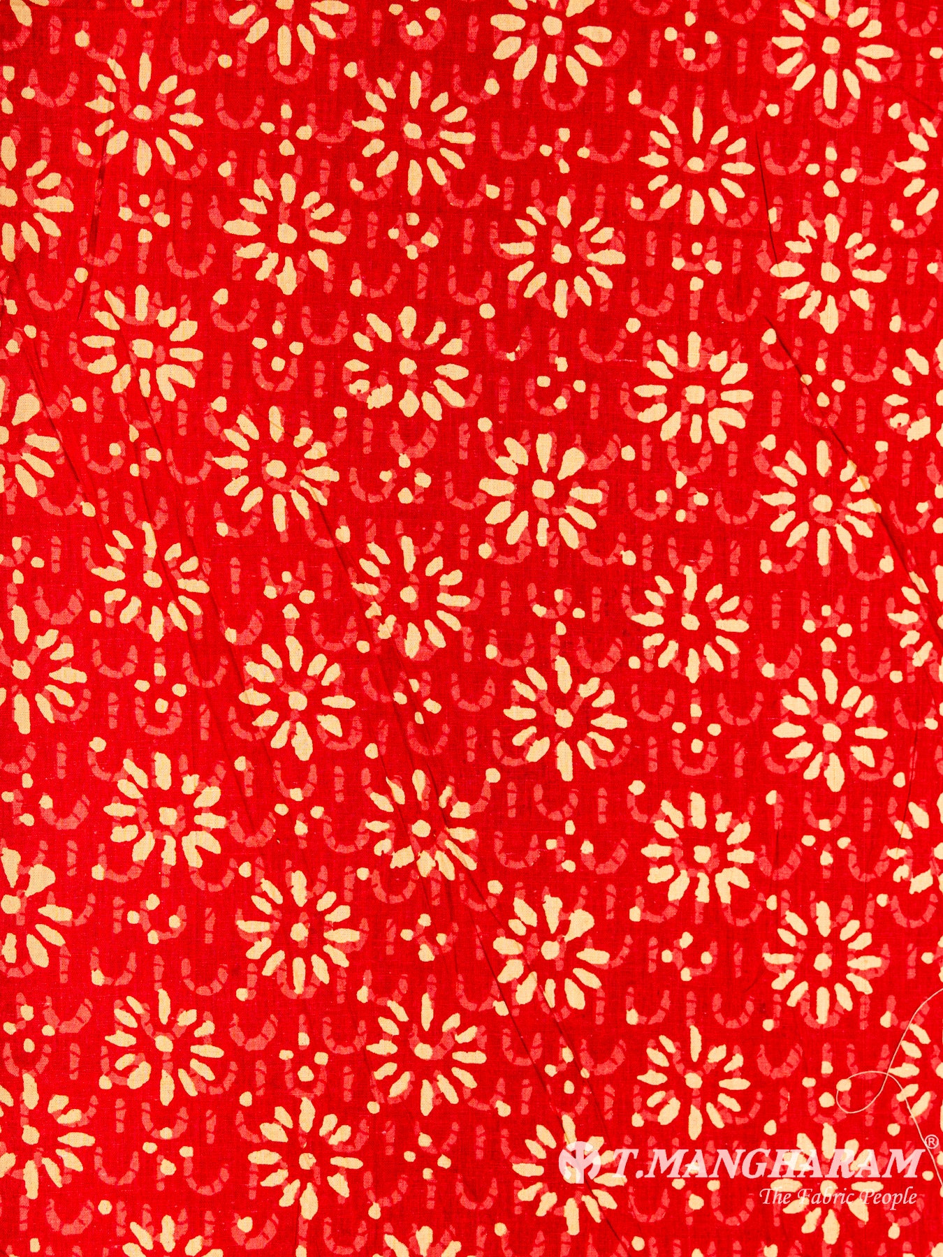 Red Cotton Fabric - EC6062 view-3