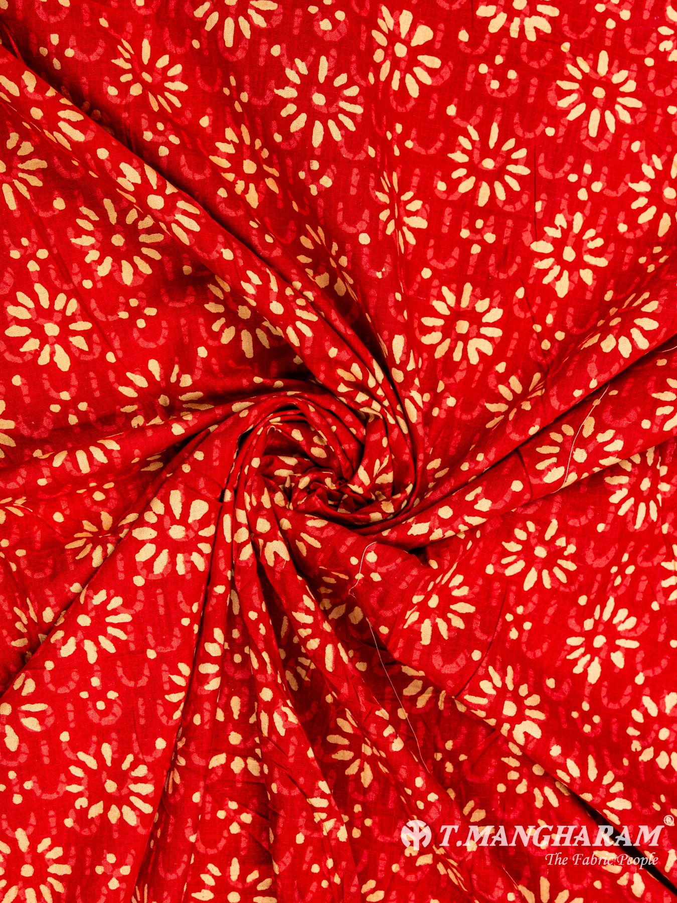 Red Cotton Fabric - EC6062 view-1