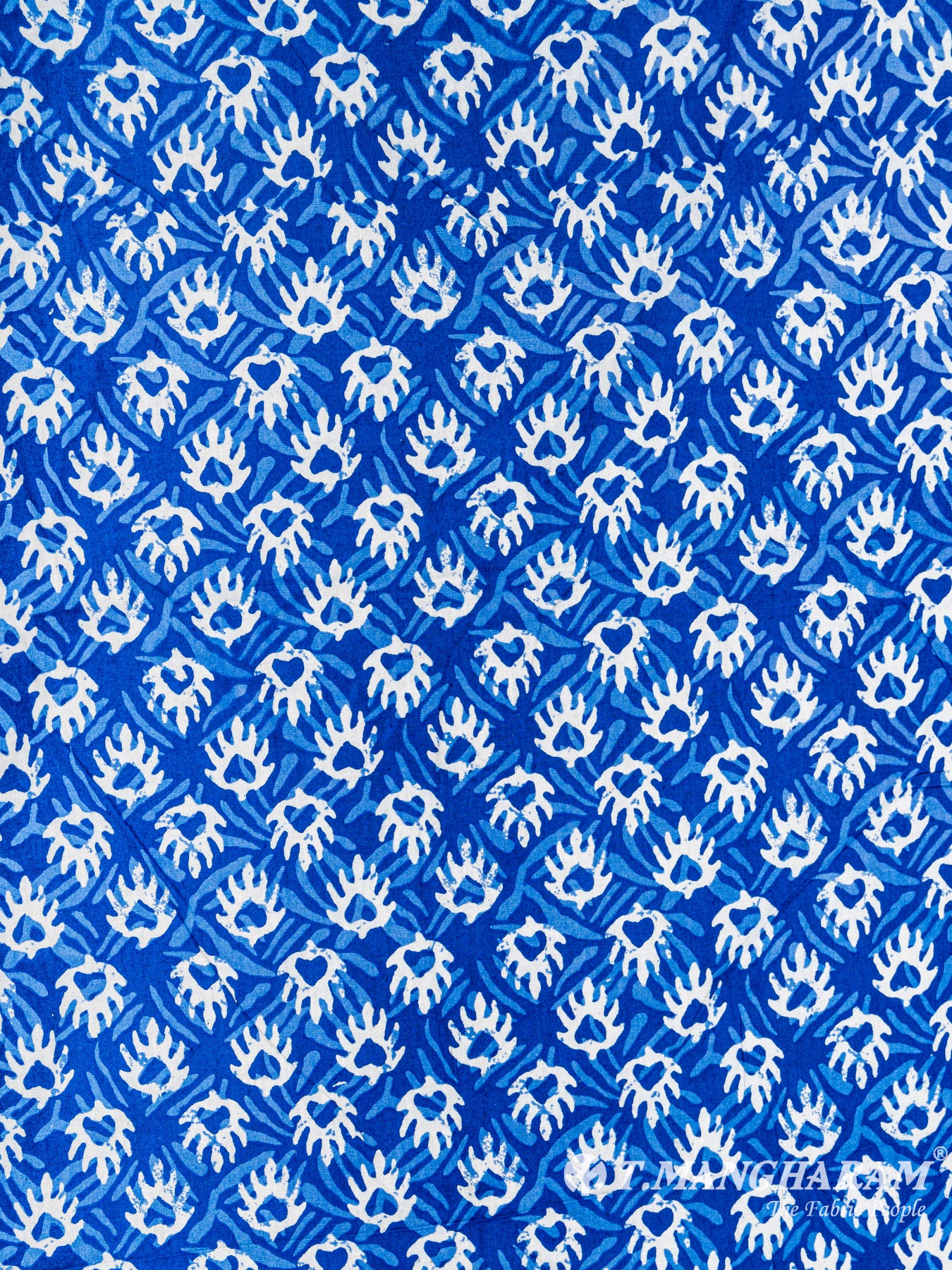 Blue Cotton Fabric - EC6071 view-3