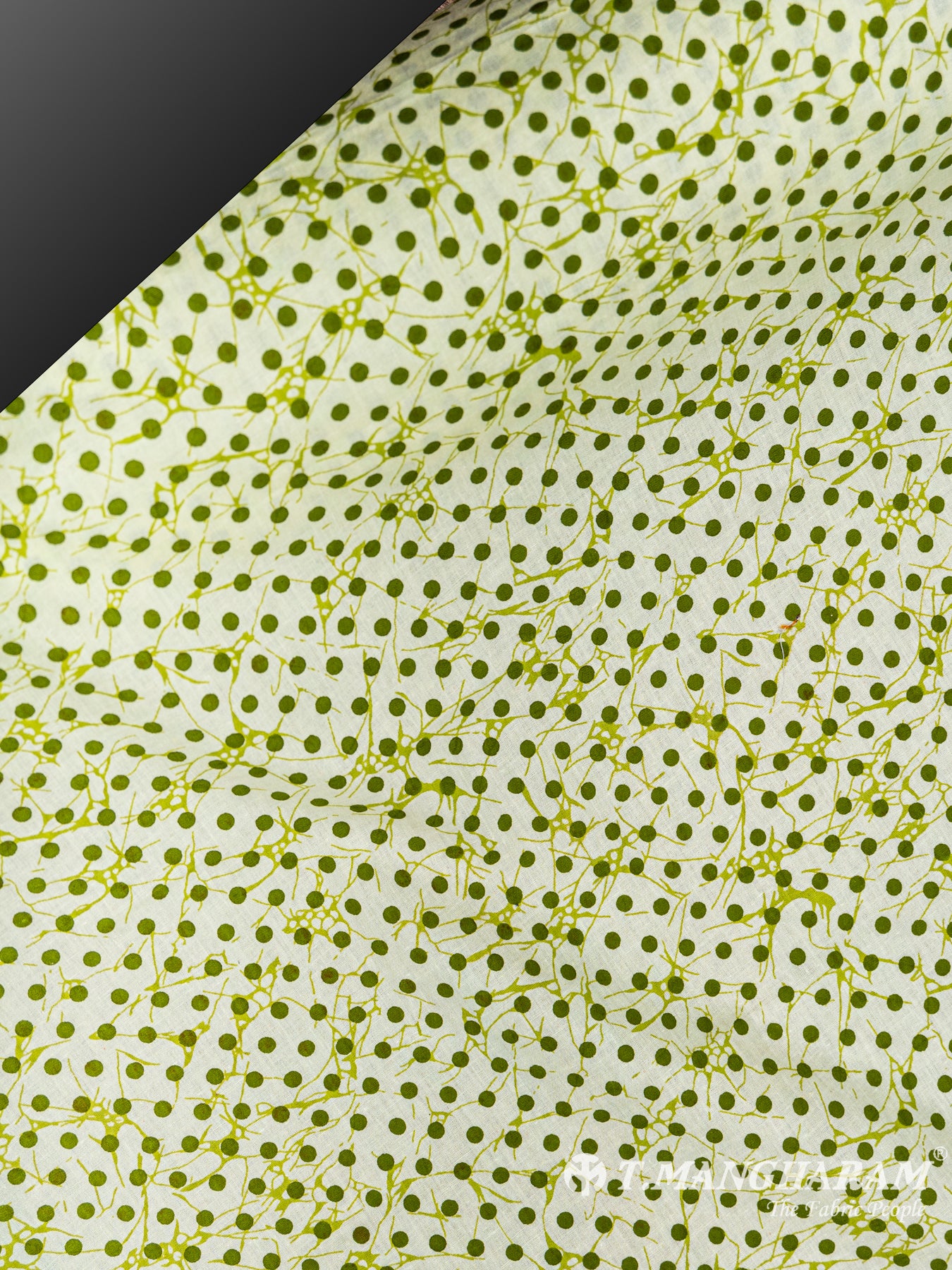 Green Cotton Fabric - EC6077 view-2