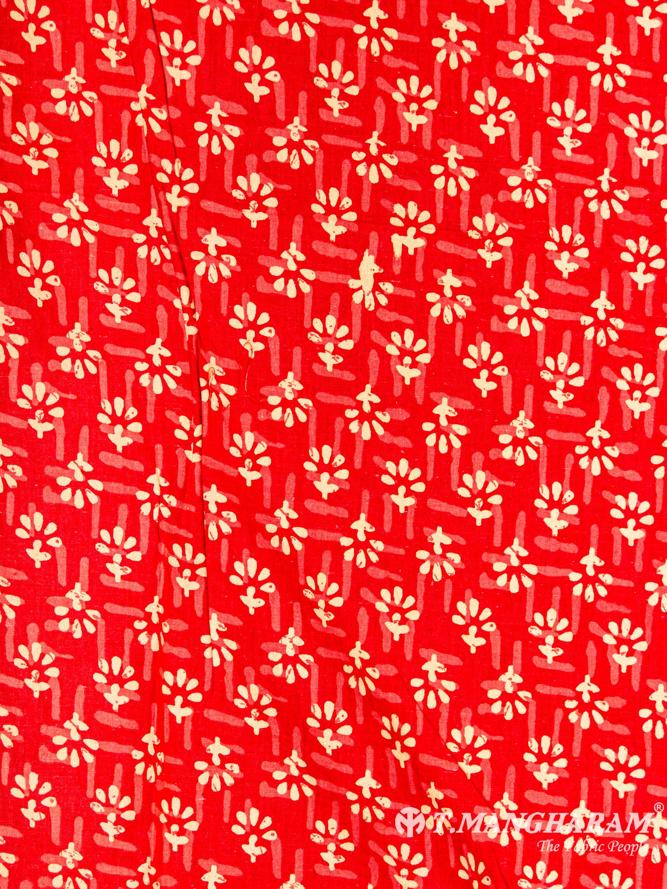 Red Cotton Fabric - EC6066 view-3