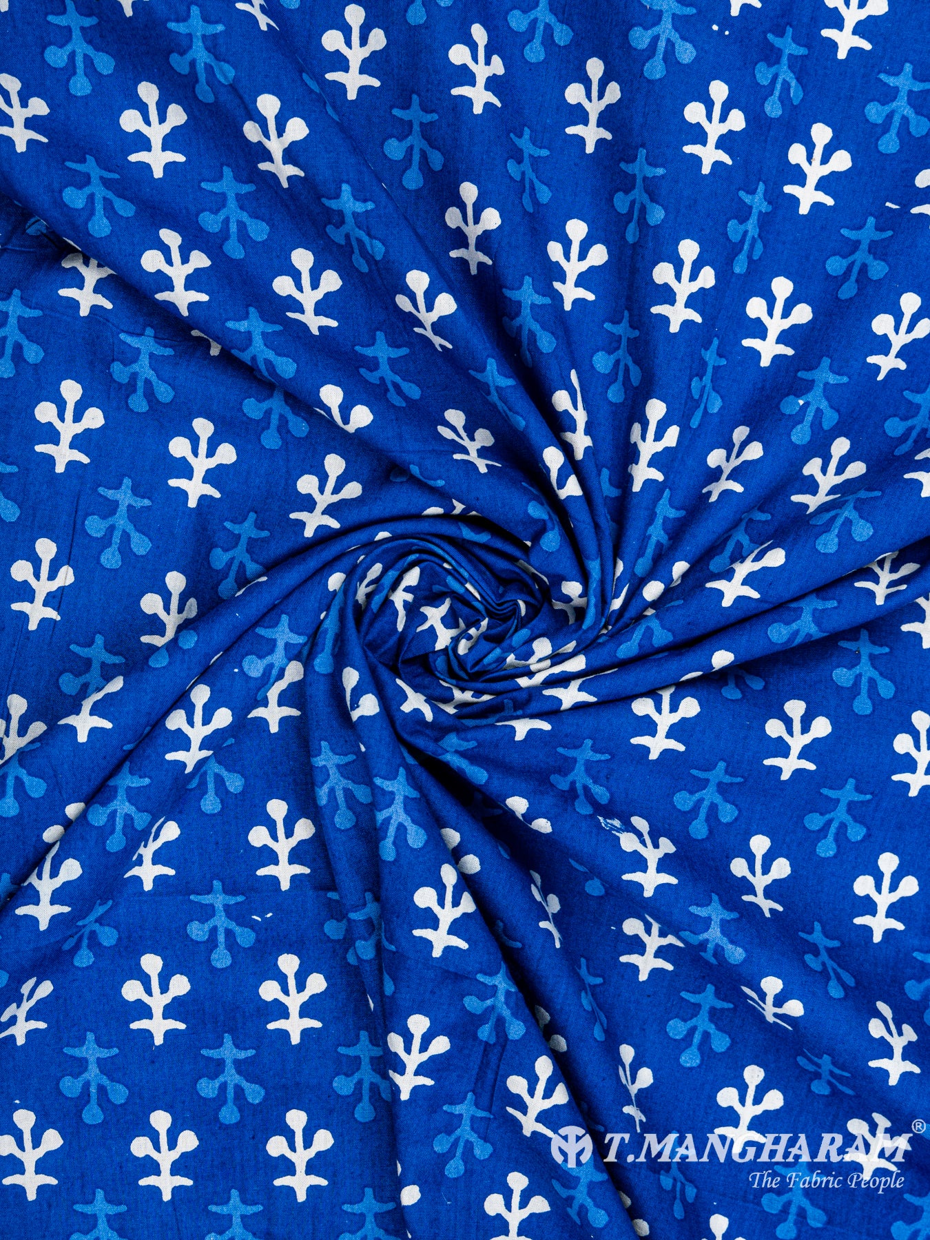 Blue Cotton Fabric - EC6069 view-1