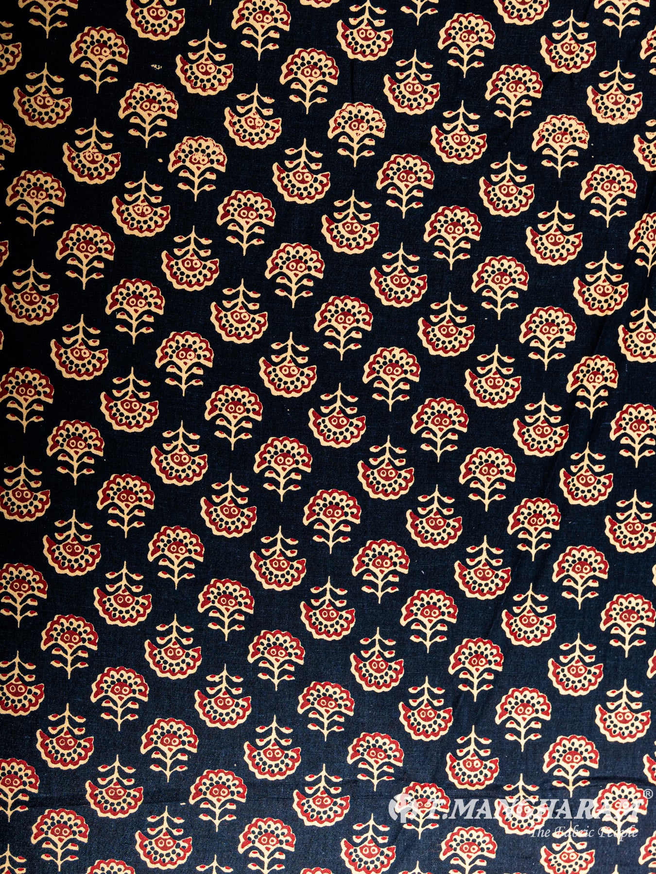 Black Cotton Fabric - EC6050 view-3