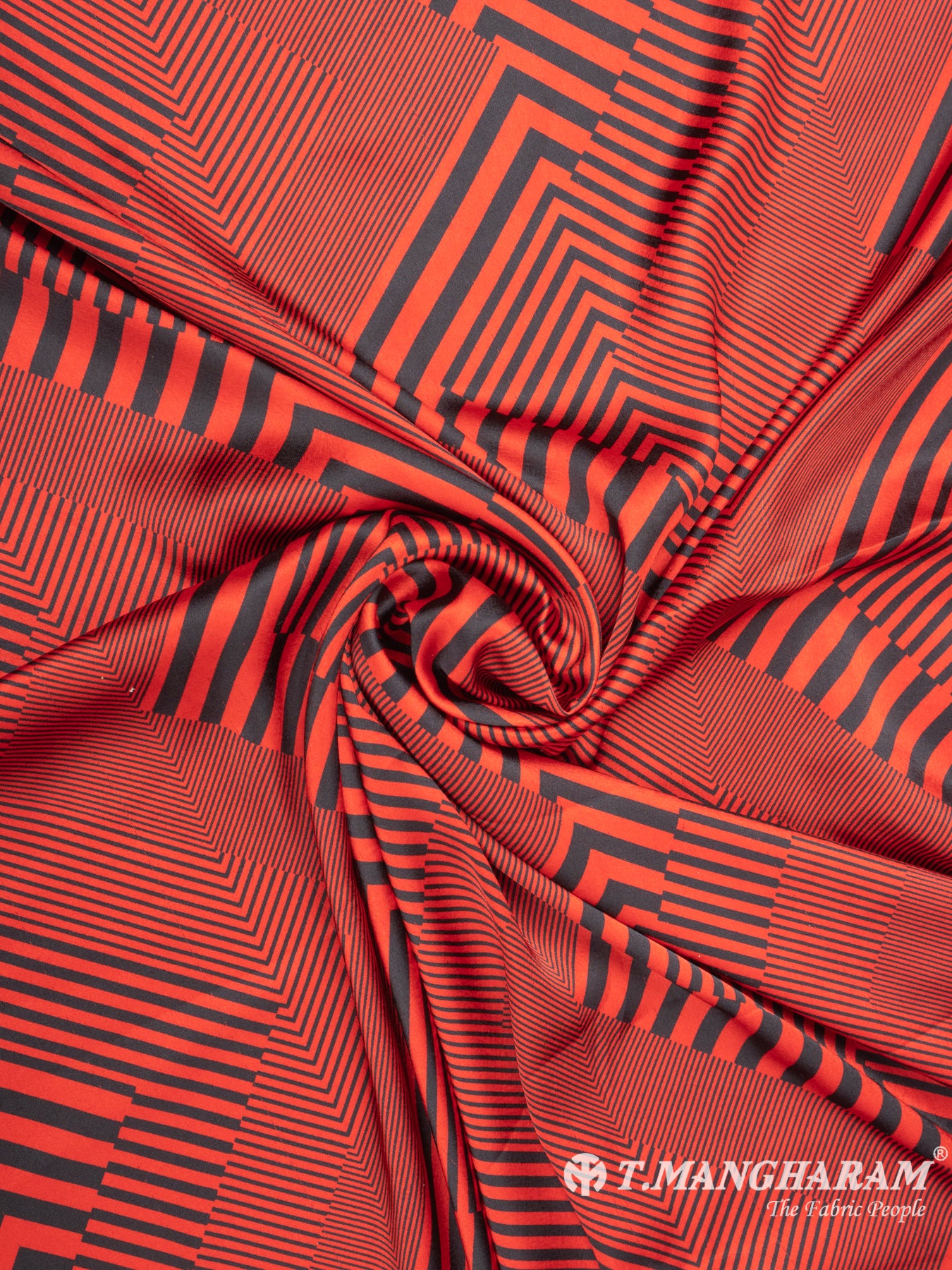 Red Silk Fabric - EC7931 view-1