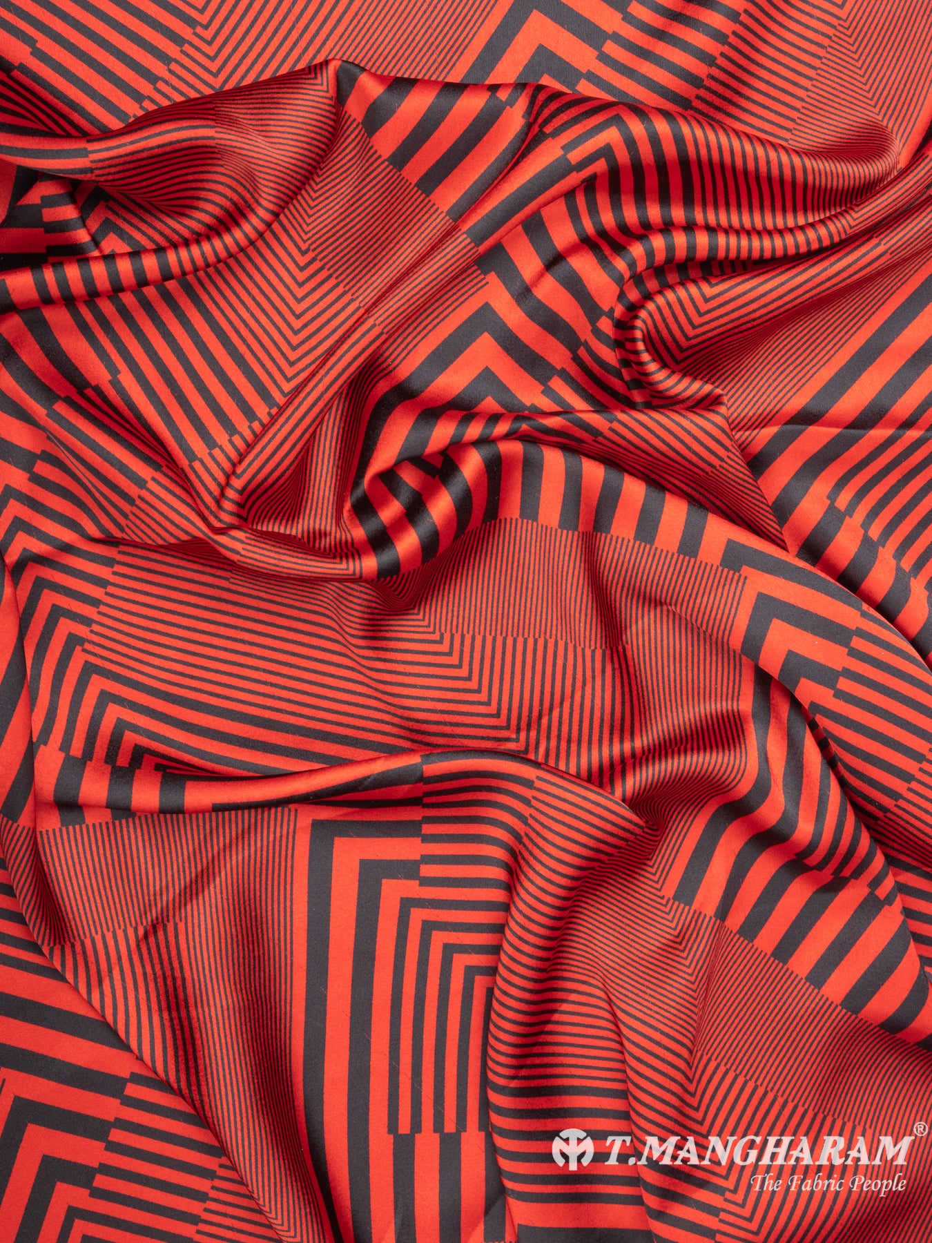 Red Silk Fabric - EC7931 view-4