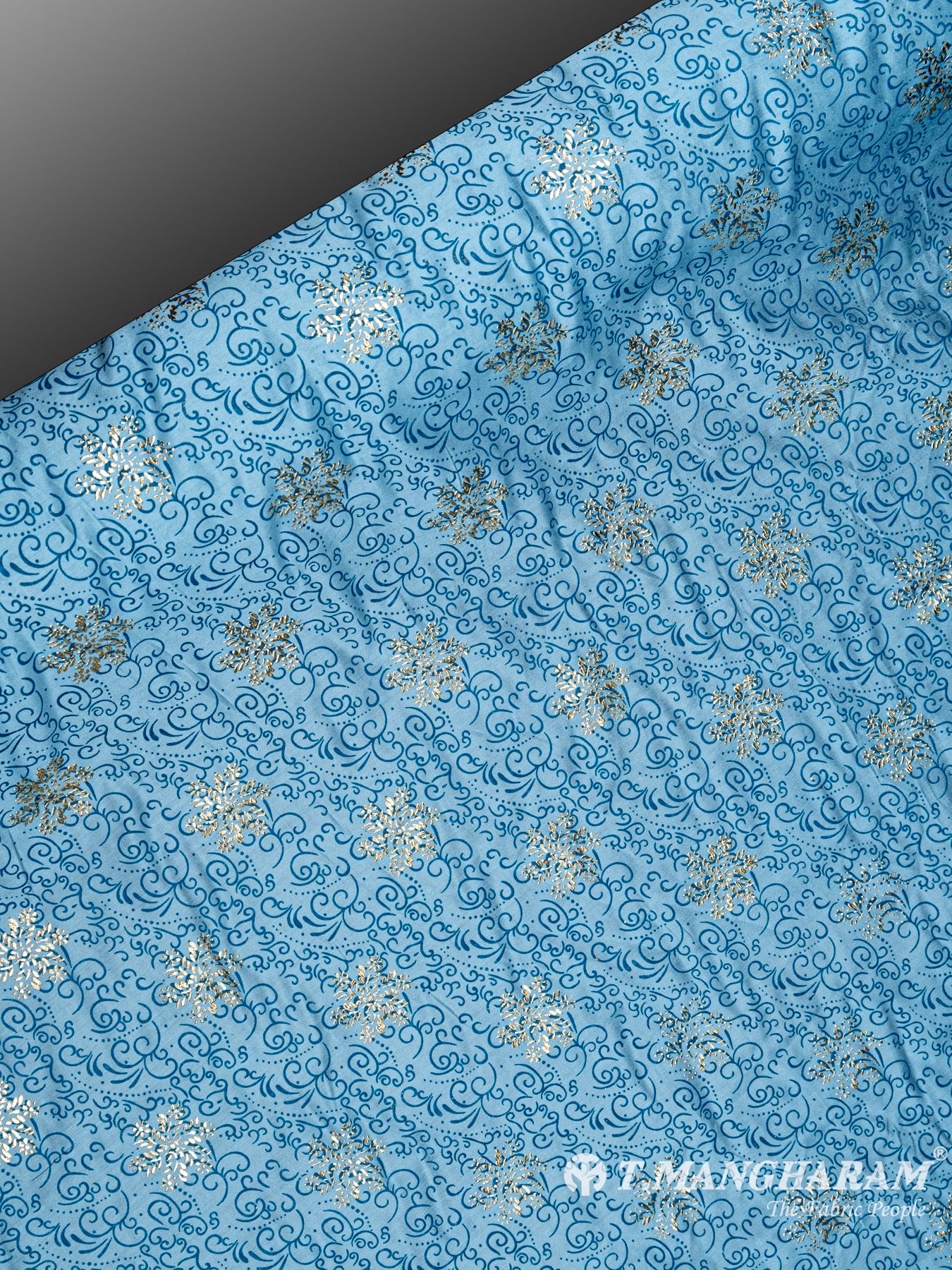 Blue Cotton Fabric - EC4284 view-2