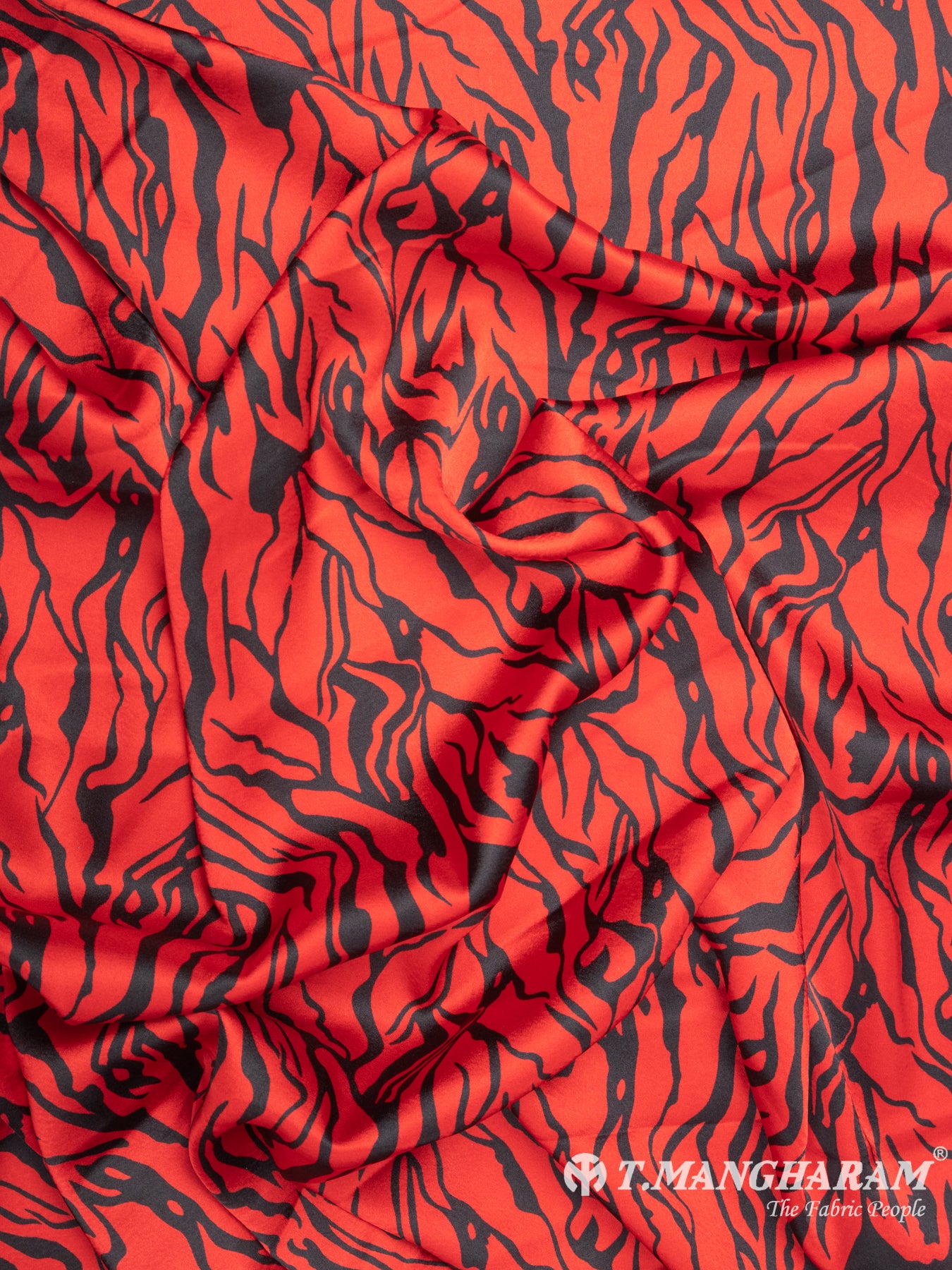 Red Silk Fabric - EC7929 view-4