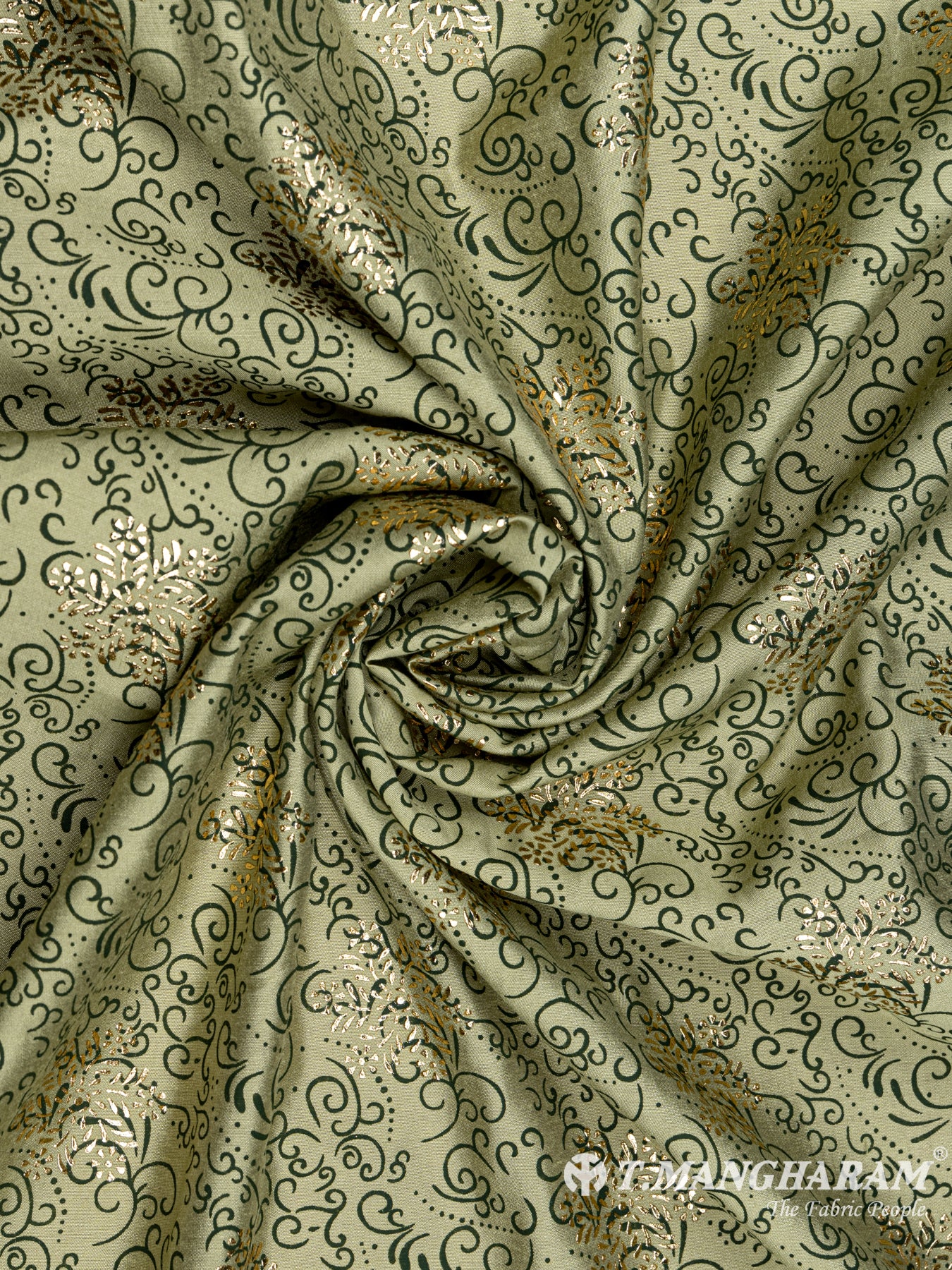Pista Green Cotton Fabric - EC4277 view-1