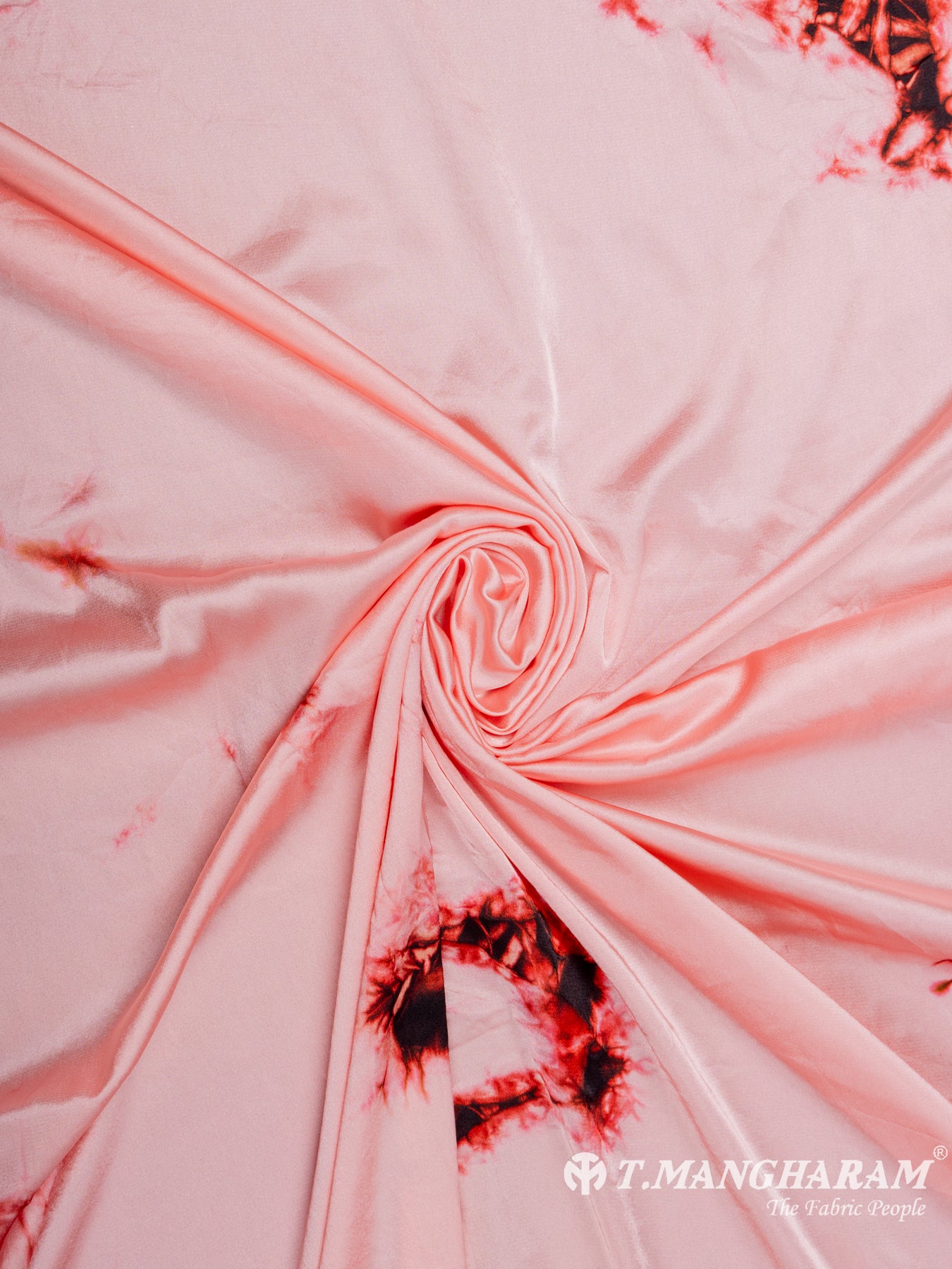 Pink Nylon Satin Fabric - EC7949 view-1