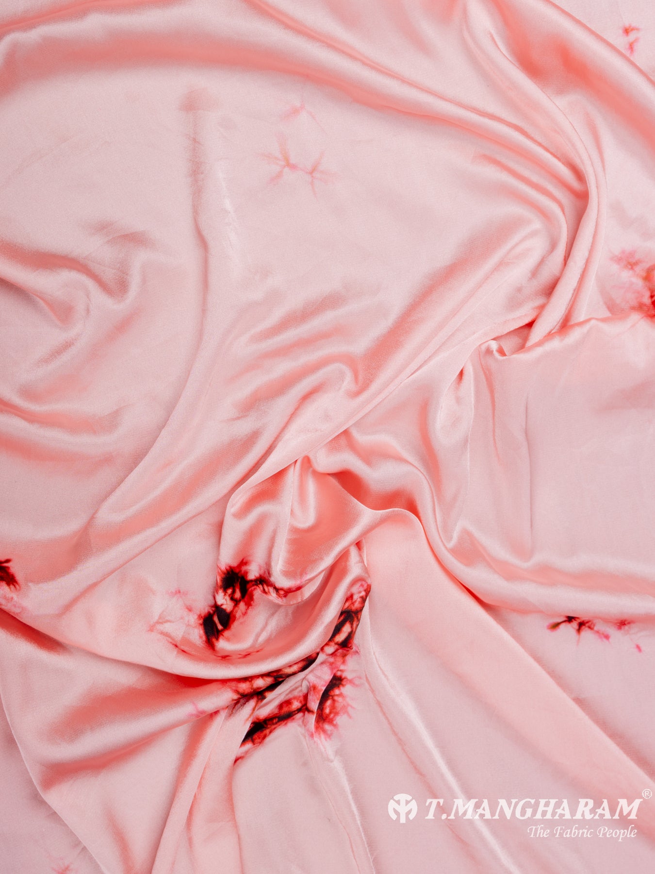 Pink Nylon Satin Fabric - EC7949 view-4