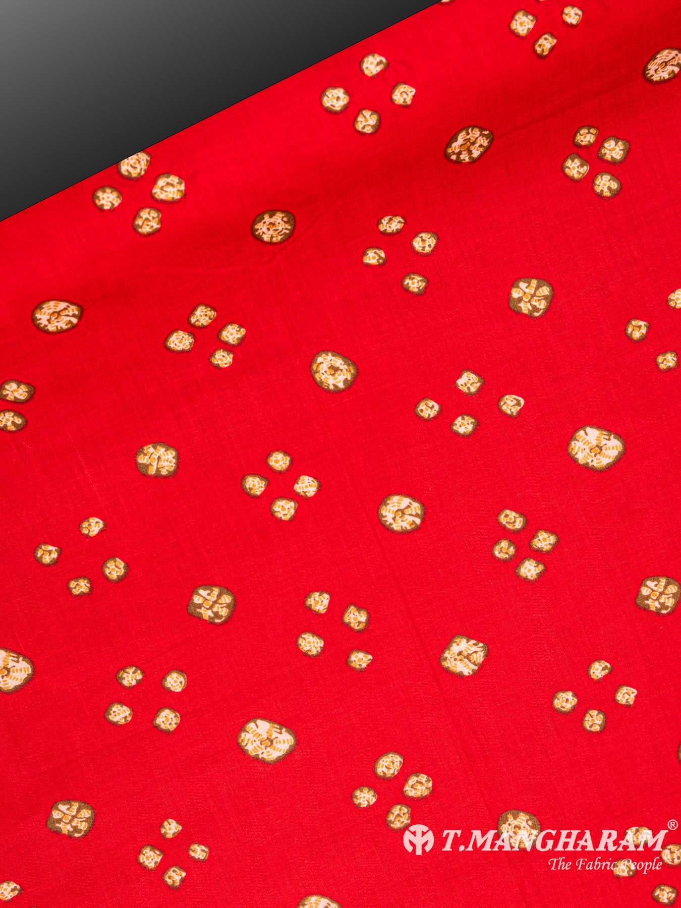 Red Cotton Fabric - EC6140 view-2