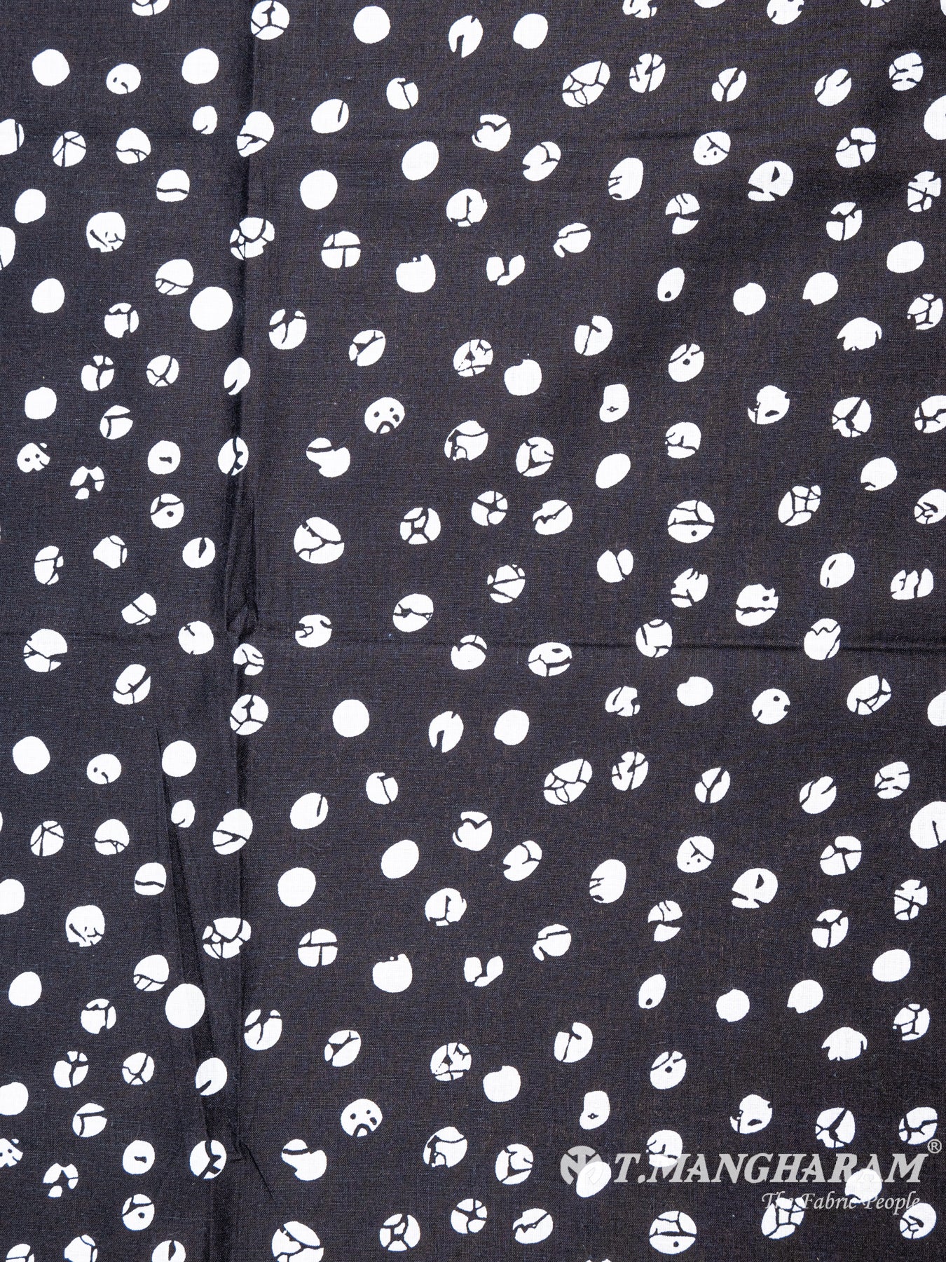 Black Cotton Fabric - EC6136