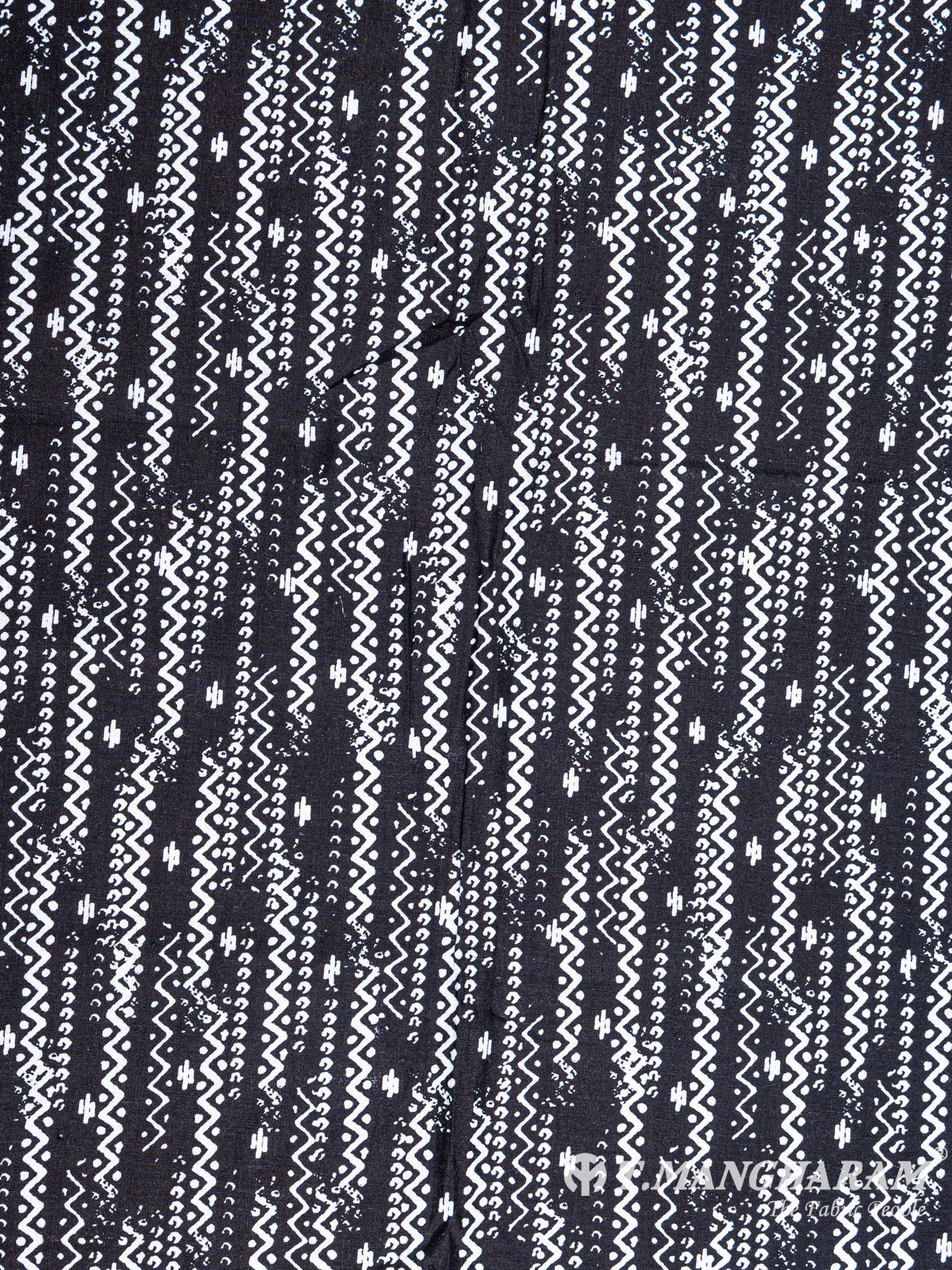 Black Cotton Fabric - EC6144 view-3