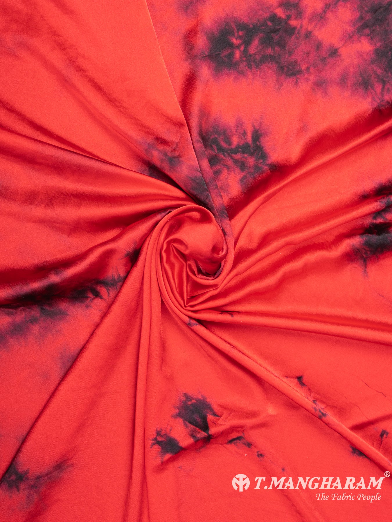 Red Nylon Satin Fabric - EC7938 view-1
