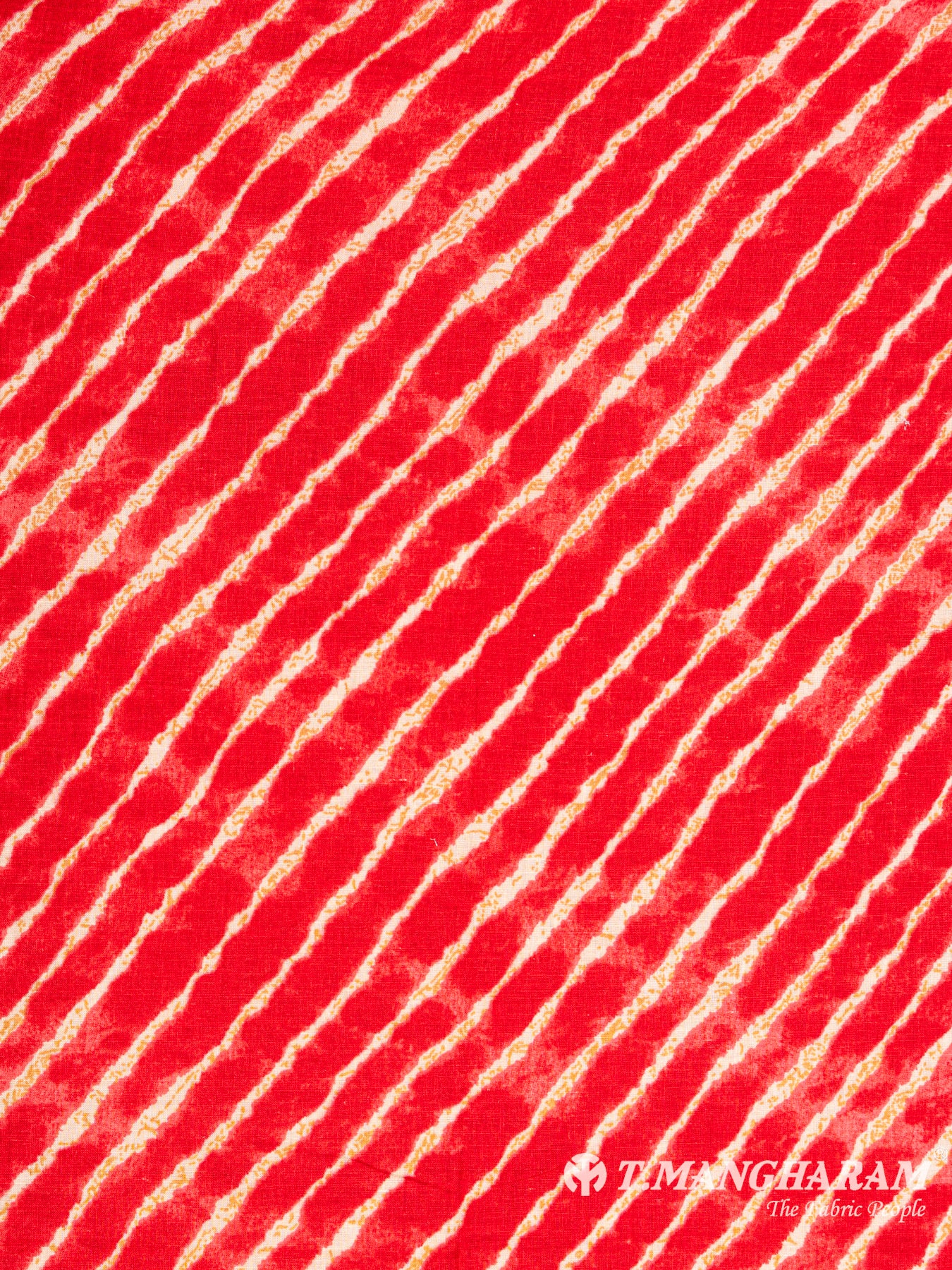 Red Cotton Fabric - EC6133 view-3