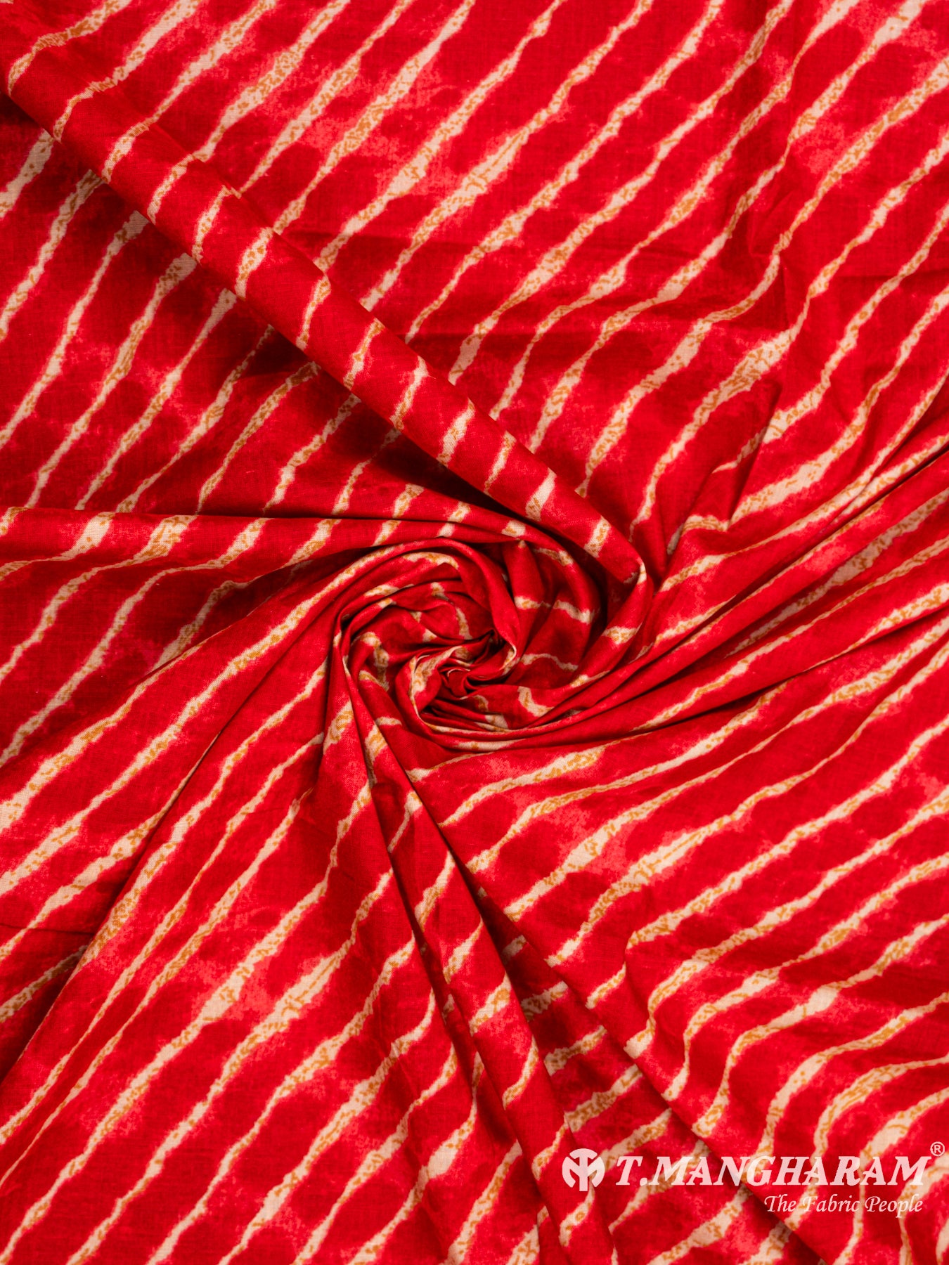 Red Cotton Fabric - EC6133 view-1