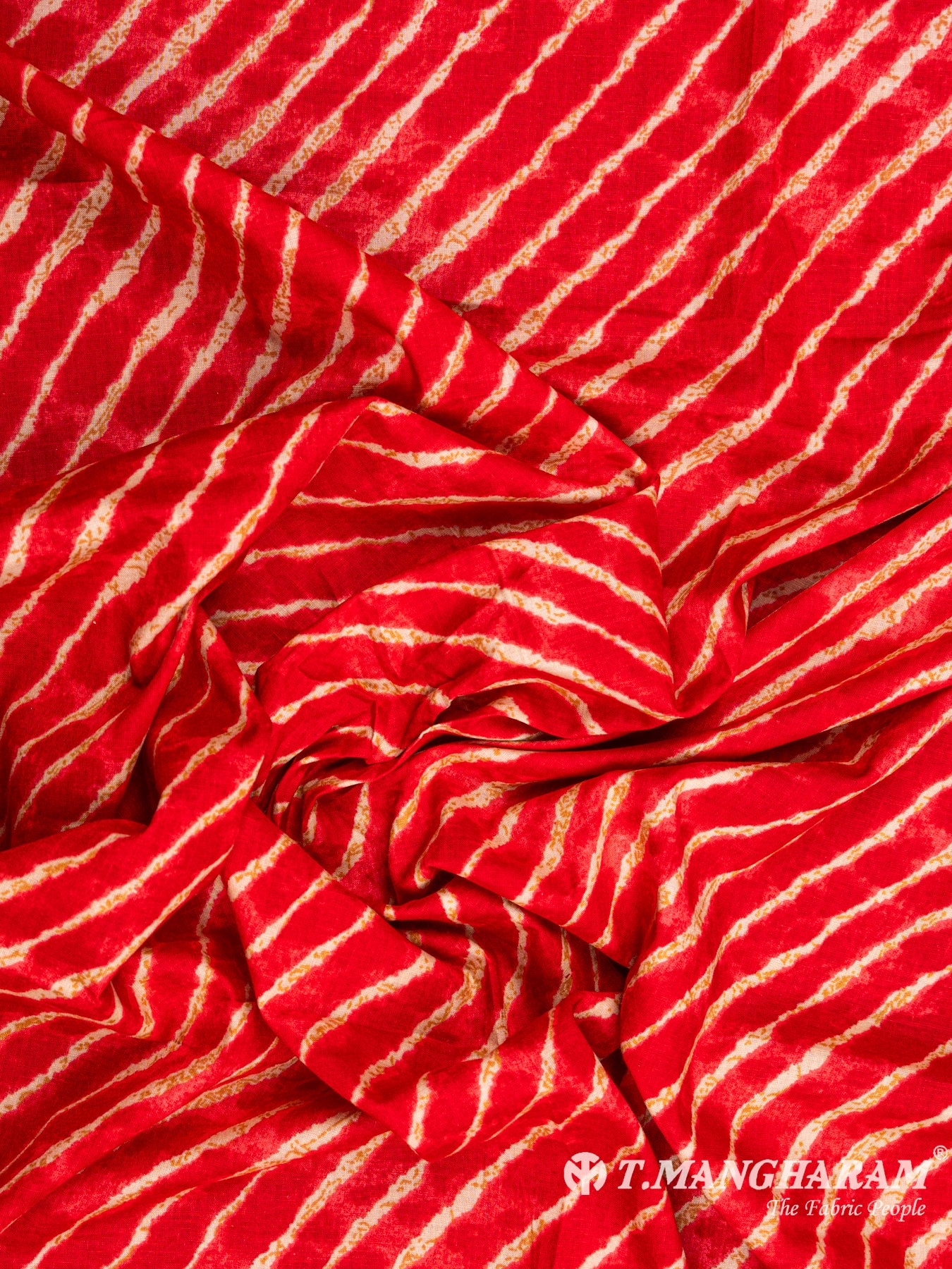 Red Cotton Fabric - EC6133 view-4