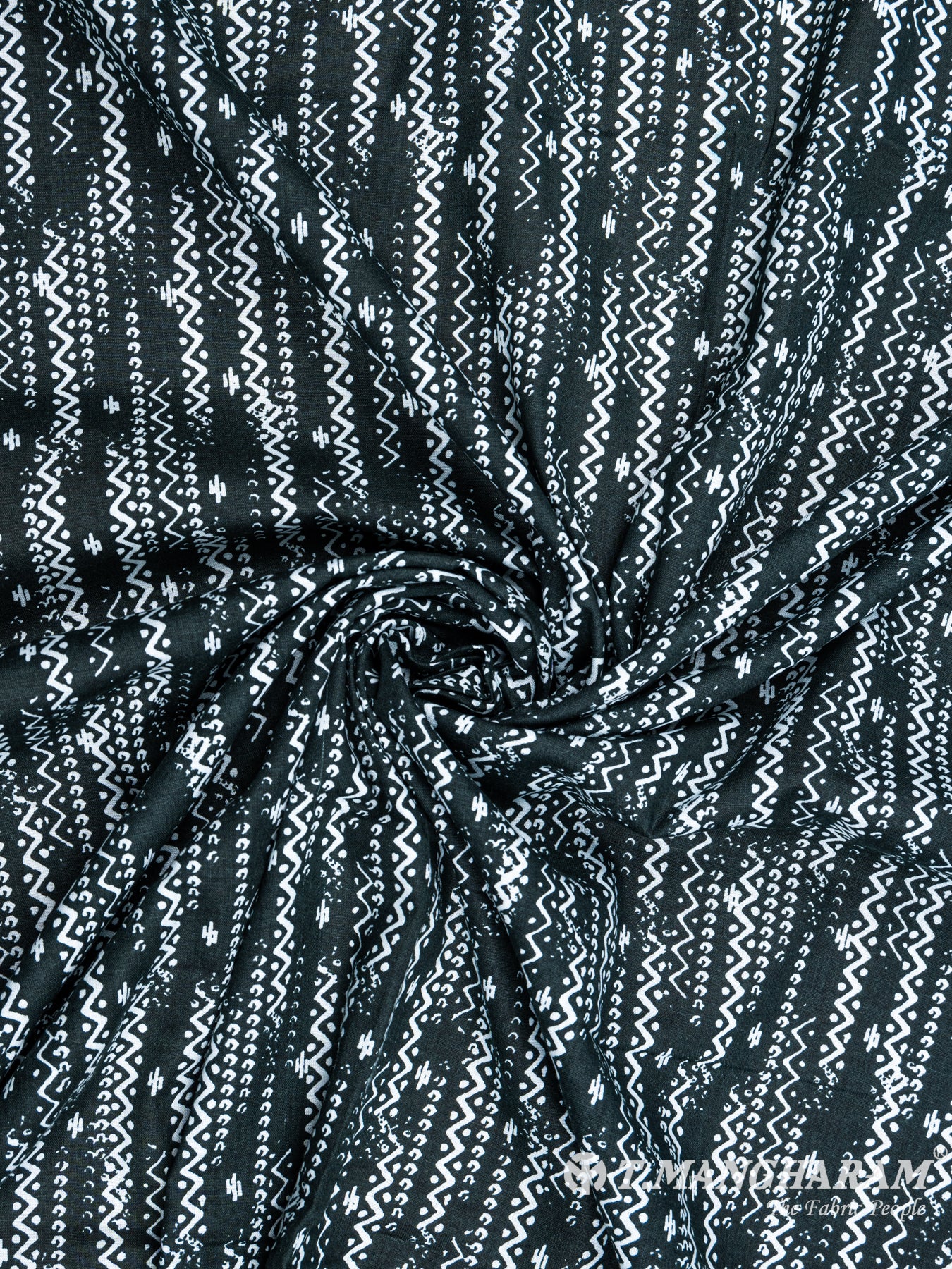 Green Cotton Fabric - EC6146 view-1