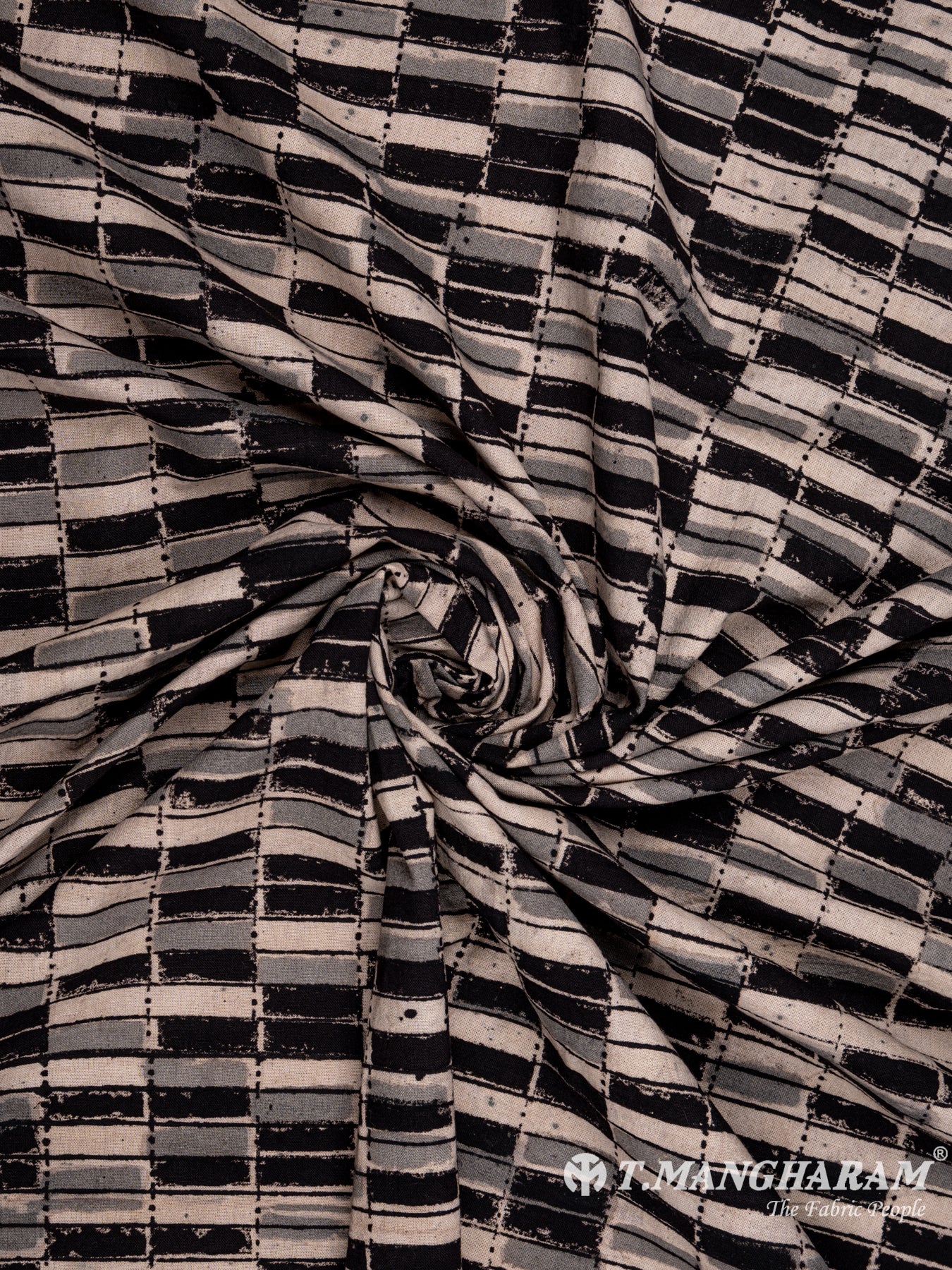Grey Cotton Fabric - EA2069 view-1