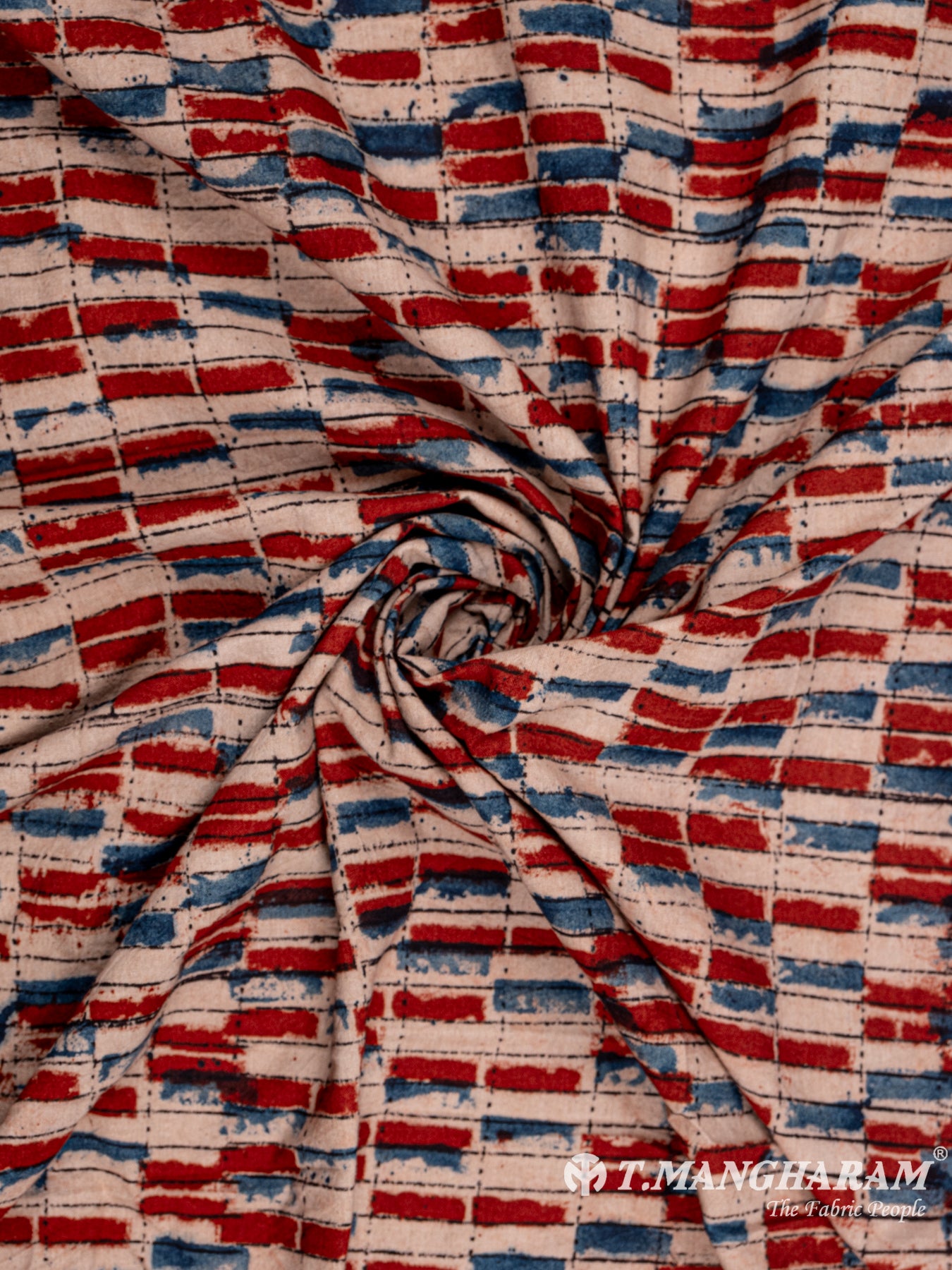 Beige Cotton Fabric - EA2122 view-1
