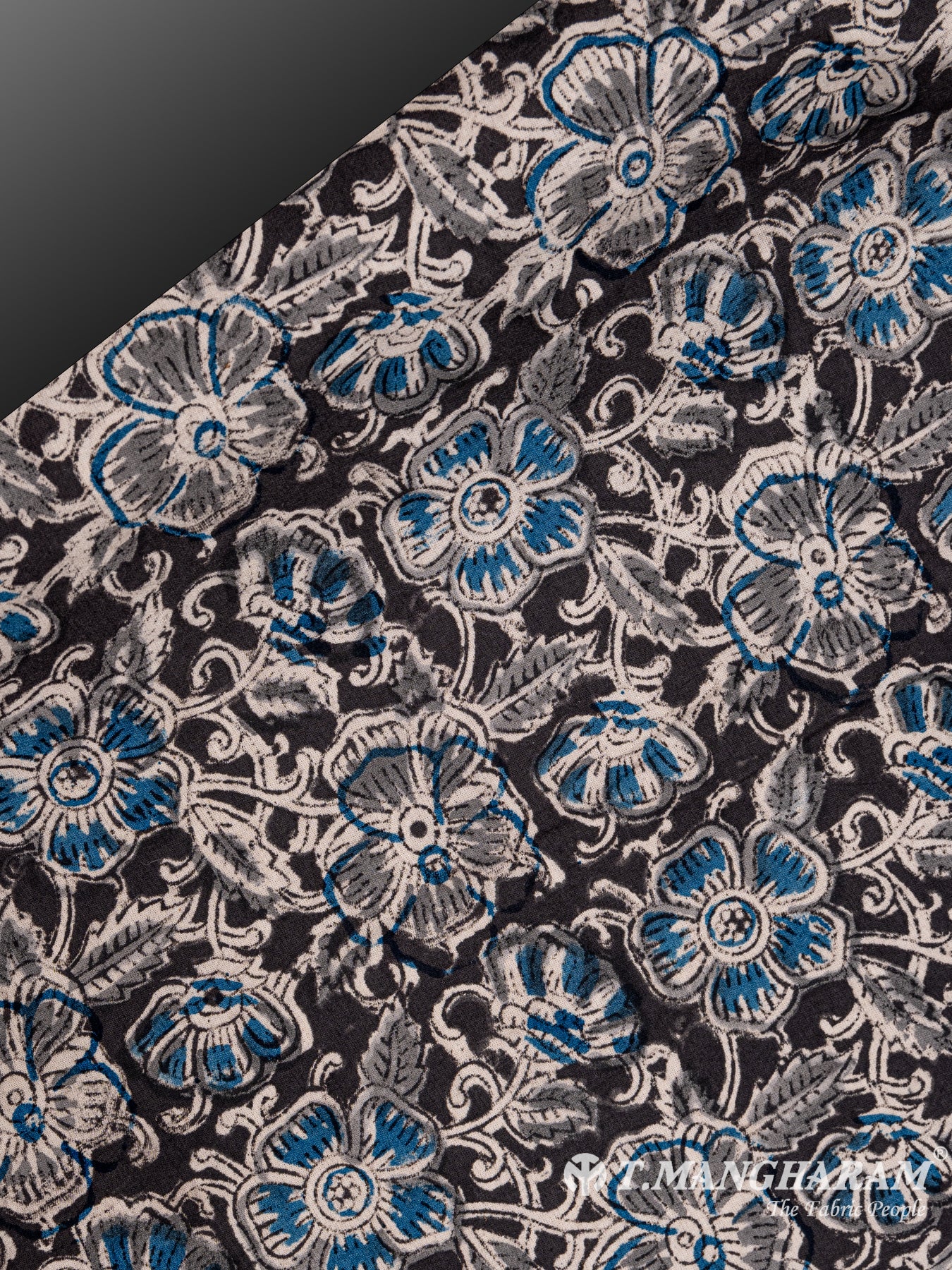 Black Cotton Fabric - EA2119 view-2